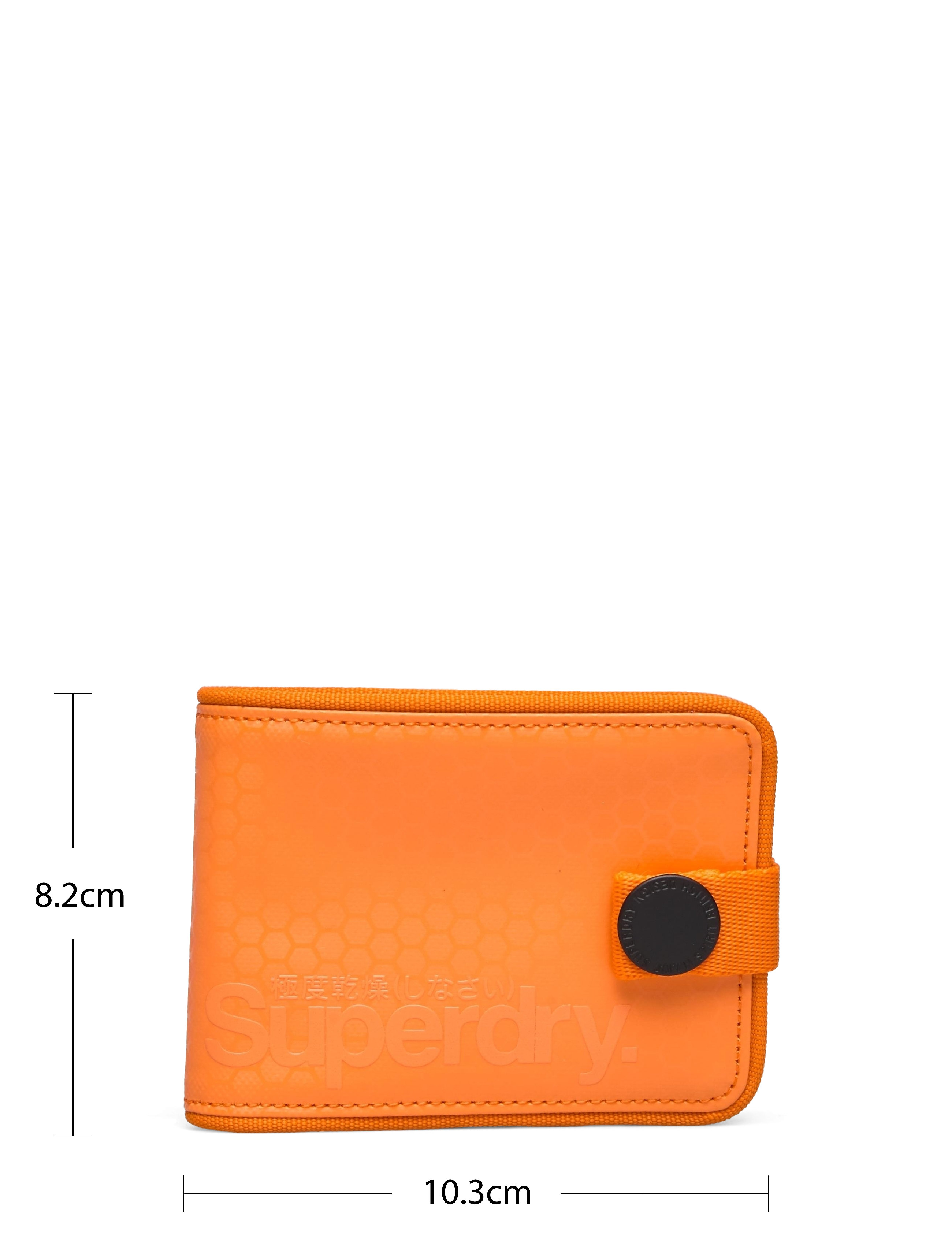 Superdry - TARP ONE POPPER WALLET - orange - 3