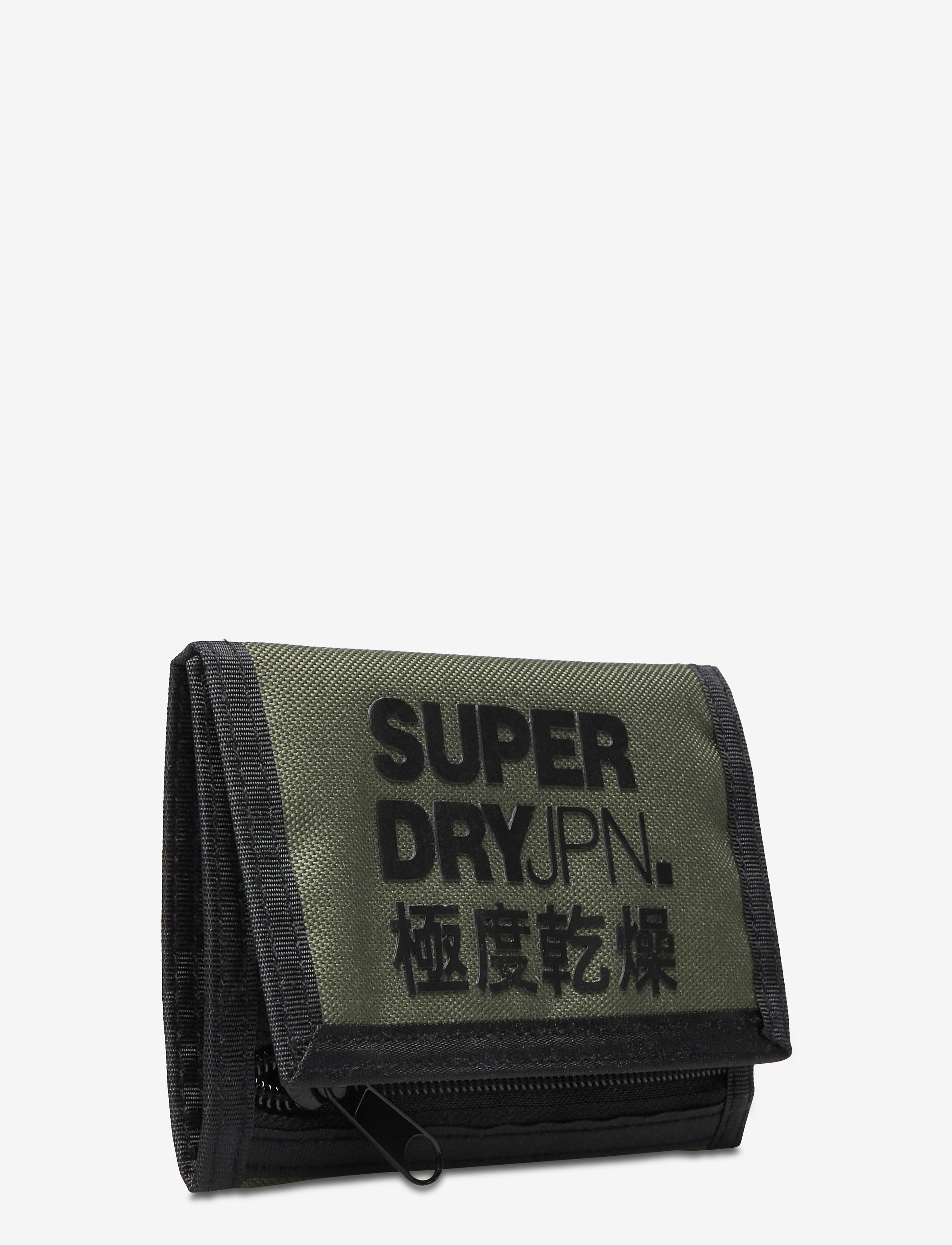 Superdry - TRI_FOLD POLYESTER WALLET - chive - 2