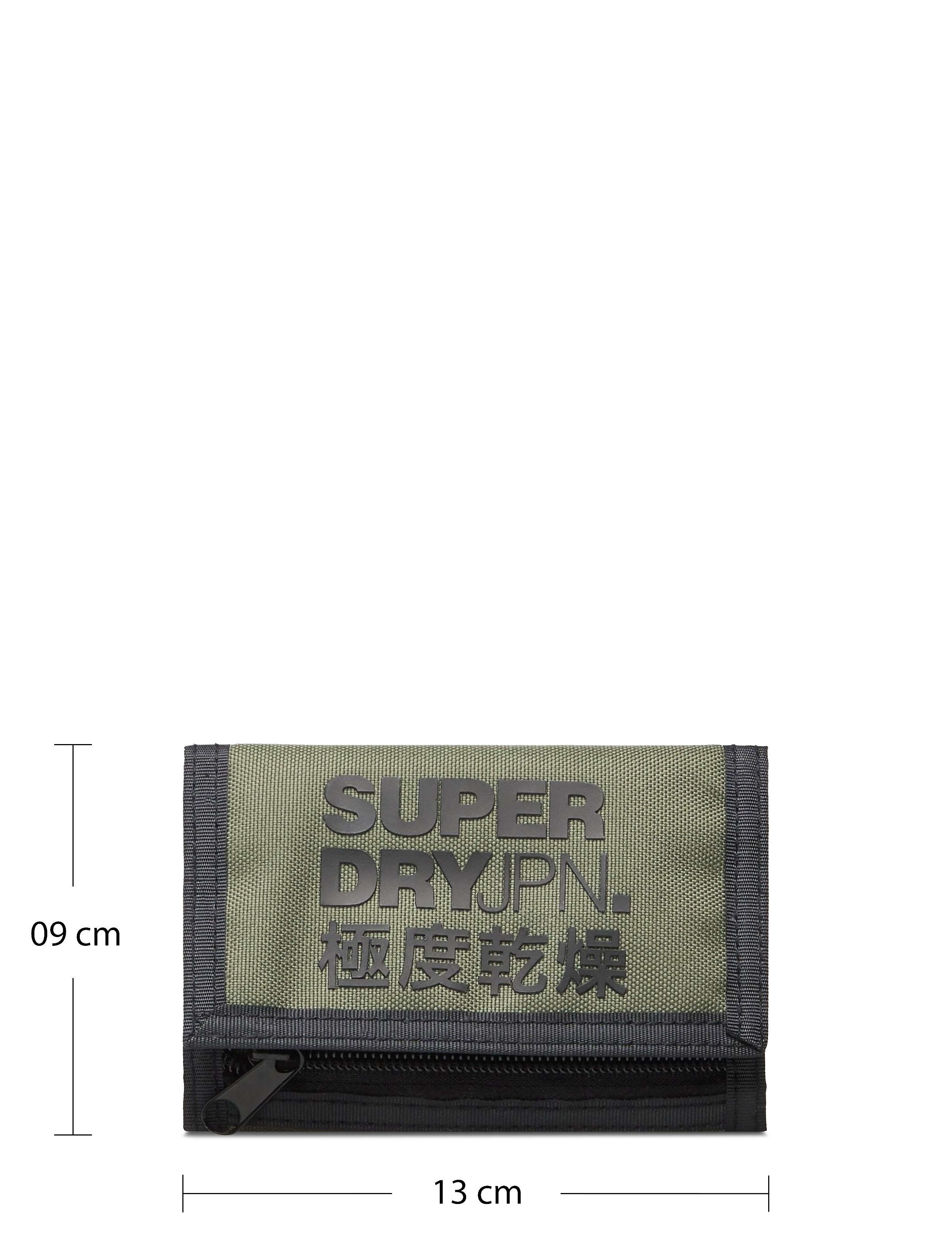 Superdry - TRI_FOLD POLYESTER WALLET - chive - 5