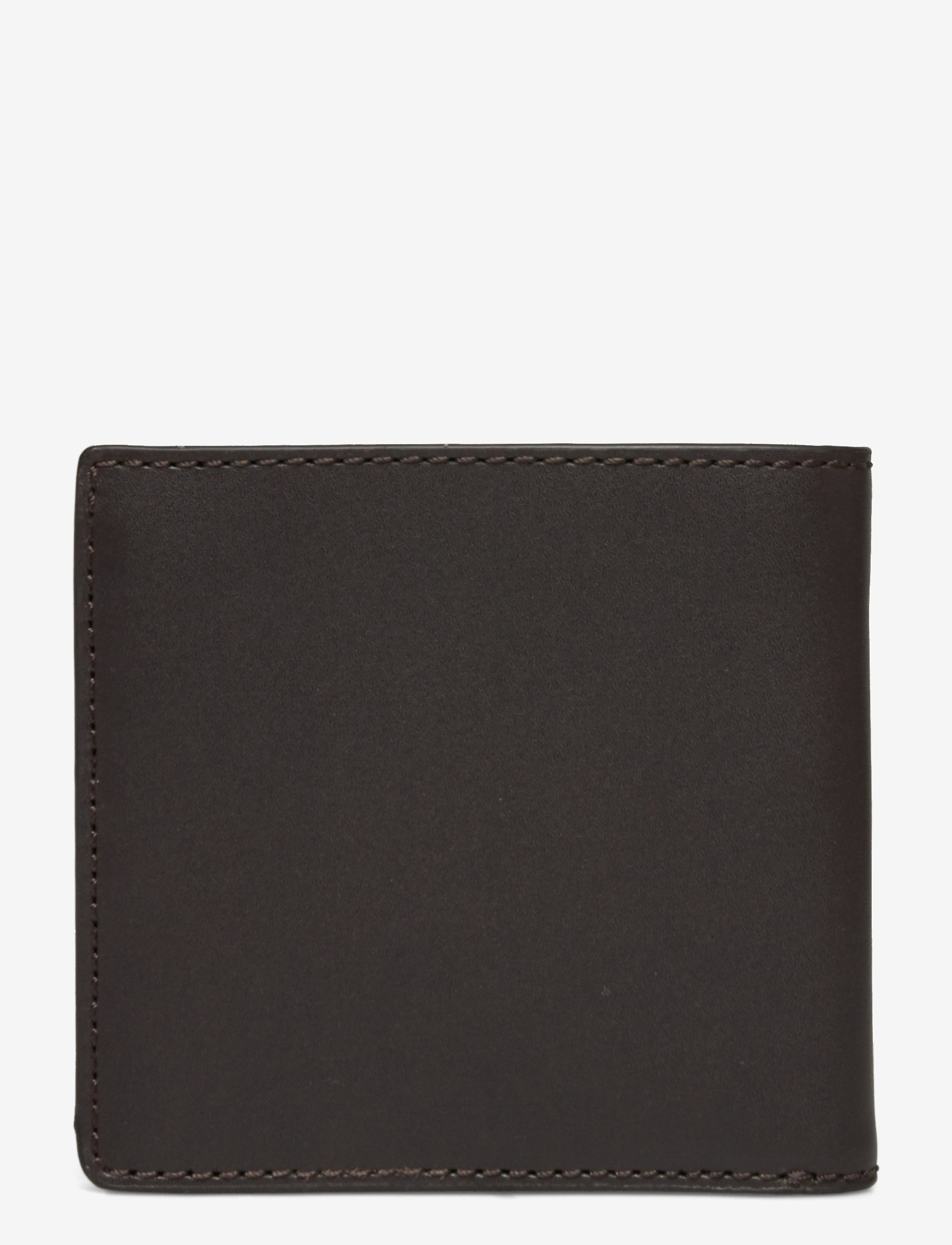 Superdry - VERMONT BIFOLD LEATHER WALLET - dark brown - 1