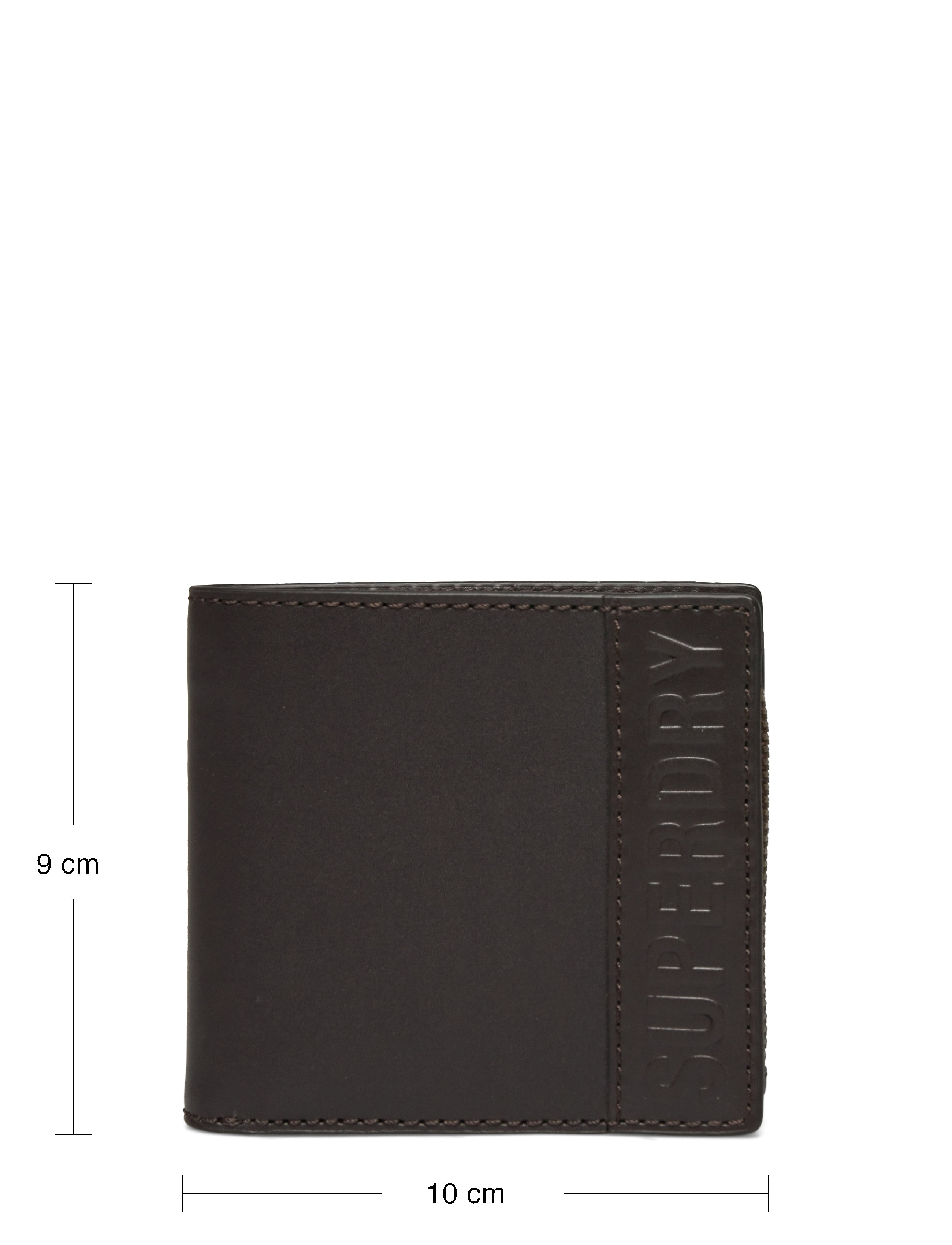 Superdry - VERMONT BIFOLD LEATHER WALLET - dark brown - 4