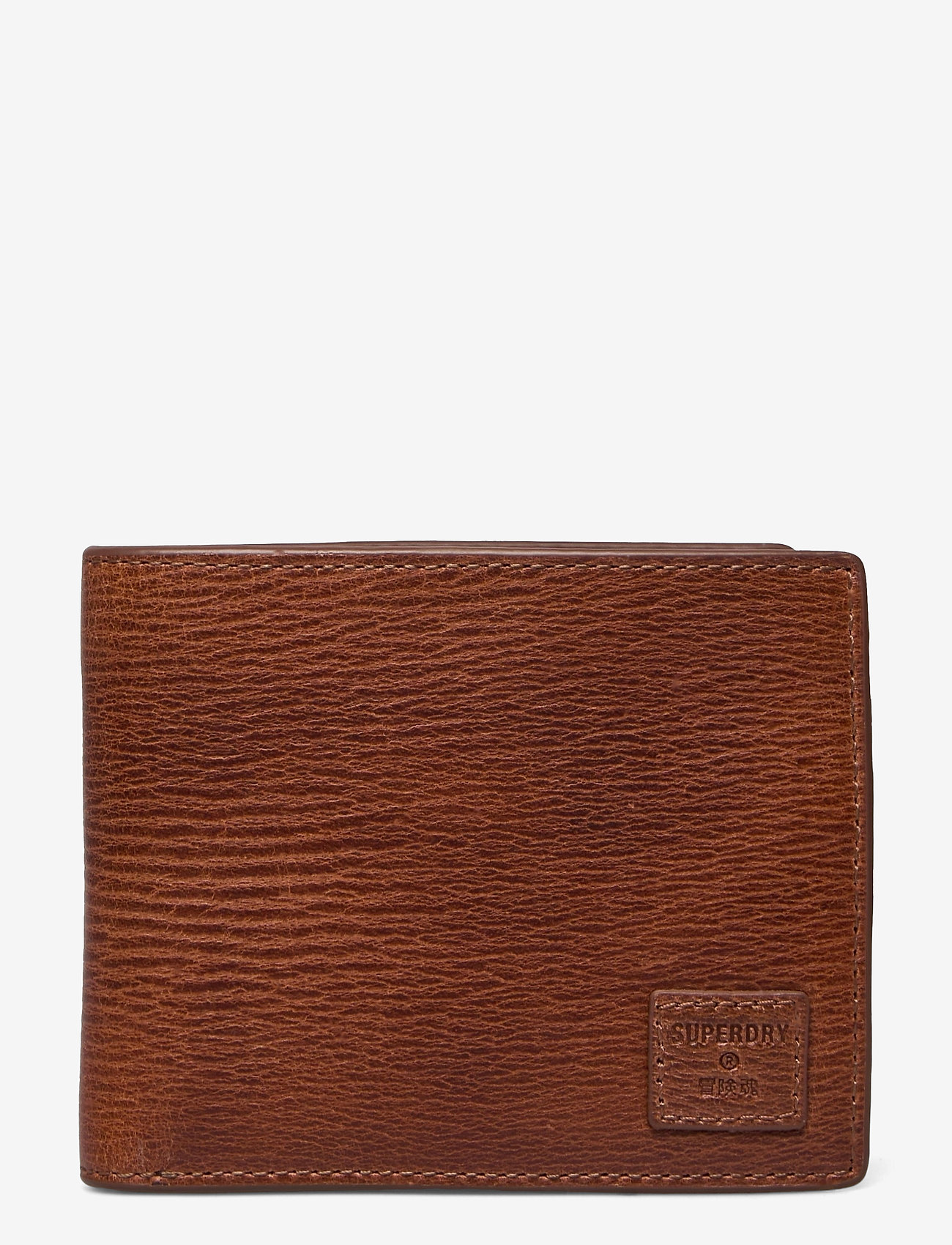 BENSON BOXED BI FOLD WALLET - DARK TAN
