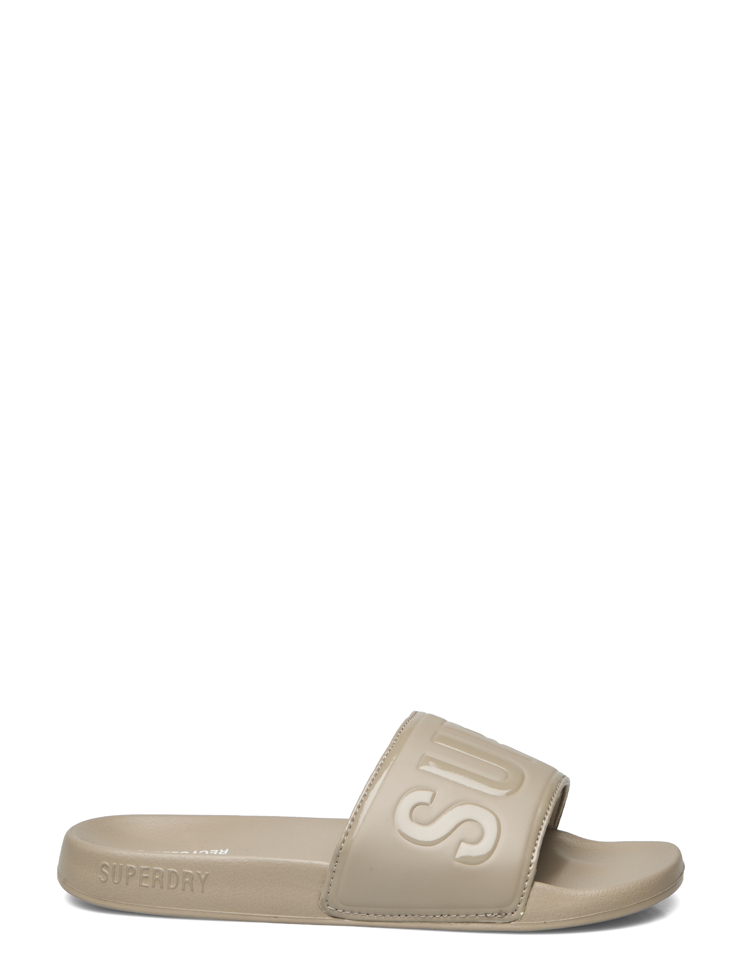 Superdry - CODE CORE VEGAN POOL SLIDE - winter twig beige - 2