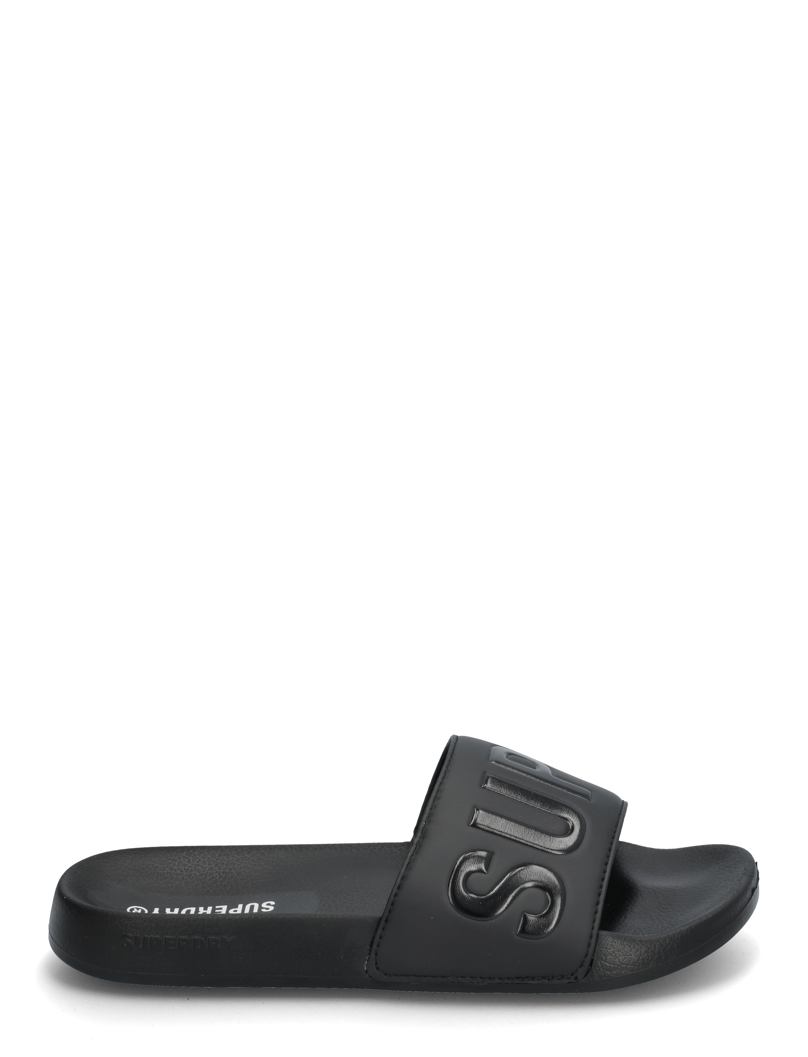 Superdry - CORE GRAPHIC POOL SLIDE - black - 2