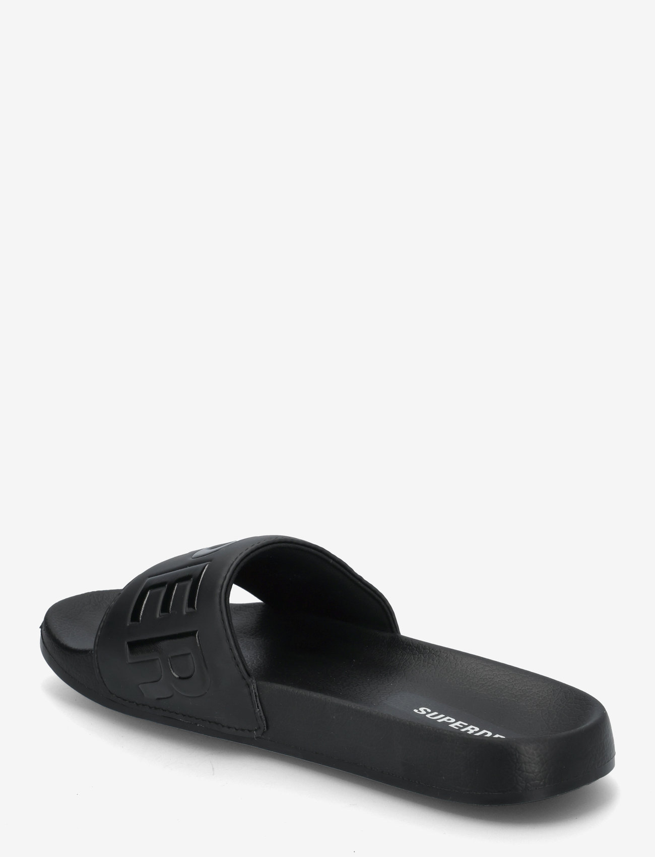 Superdry - CORE GRAPHIC POOL SLIDE - laveste priser - black - 2