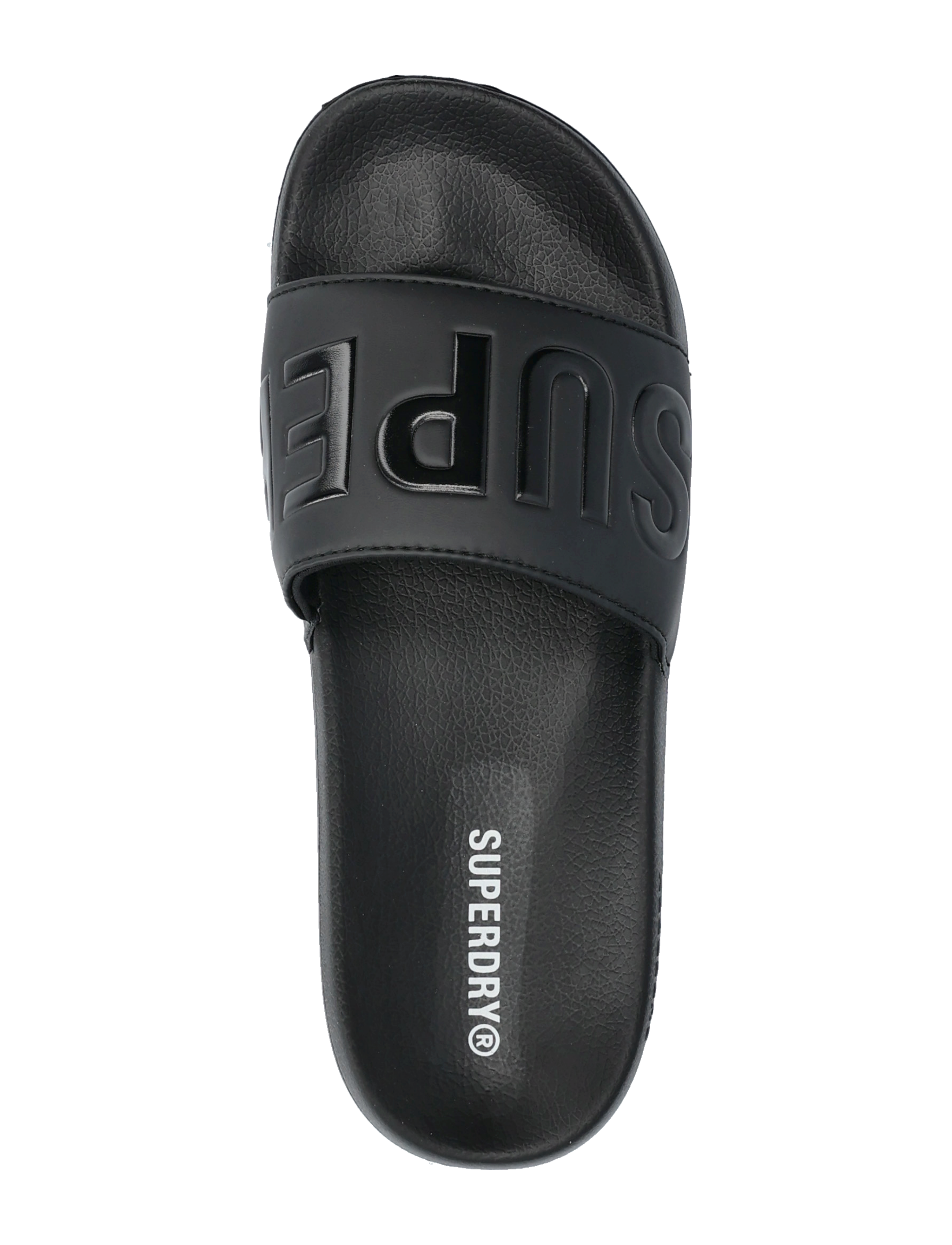 Superdry - CORE GRAPHIC POOL SLIDE - black - 4