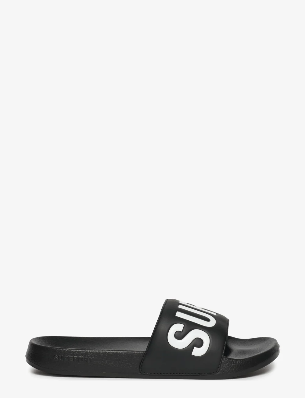 Superdry - CORE GRAPHIC POOL SLIDE - badslippers - black/optic - 0