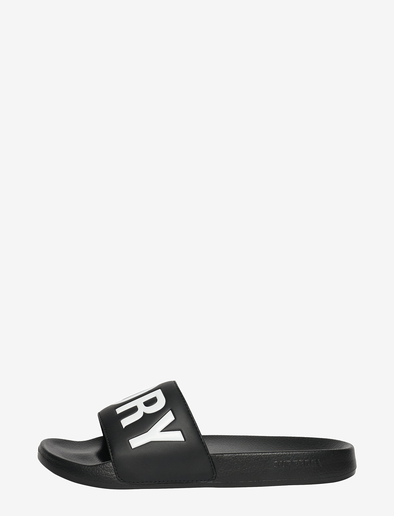 Superdry - CORE GRAPHIC POOL SLIDE - die niedrigsten preise - black/optic - 1