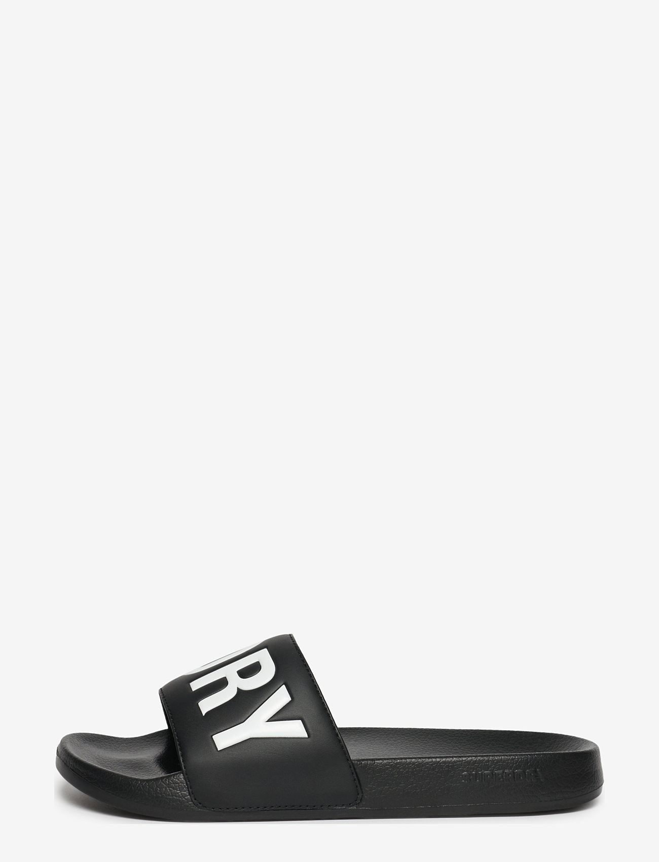 Superdry - CORE GRAPHIC POOL SLIDE - die niedrigsten preise - black/optic - 4