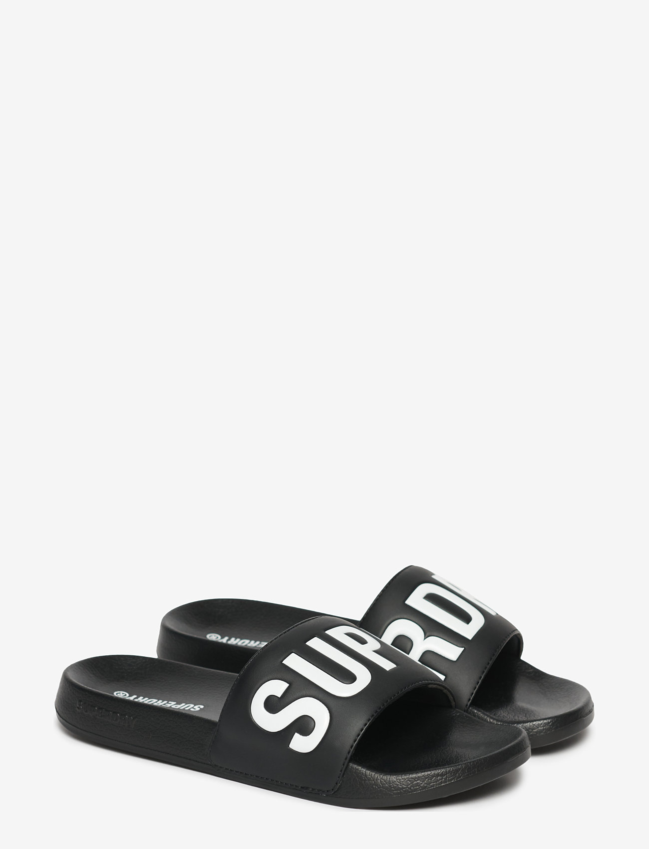 Superdry - CORE GRAPHIC POOL SLIDE - die niedrigsten preise - black/optic - 5