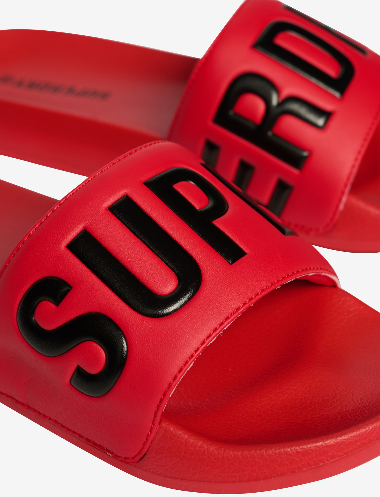 Superdry - CORE GRAPHIC POOL SLIDE - lowest prices - drop kick red - 3