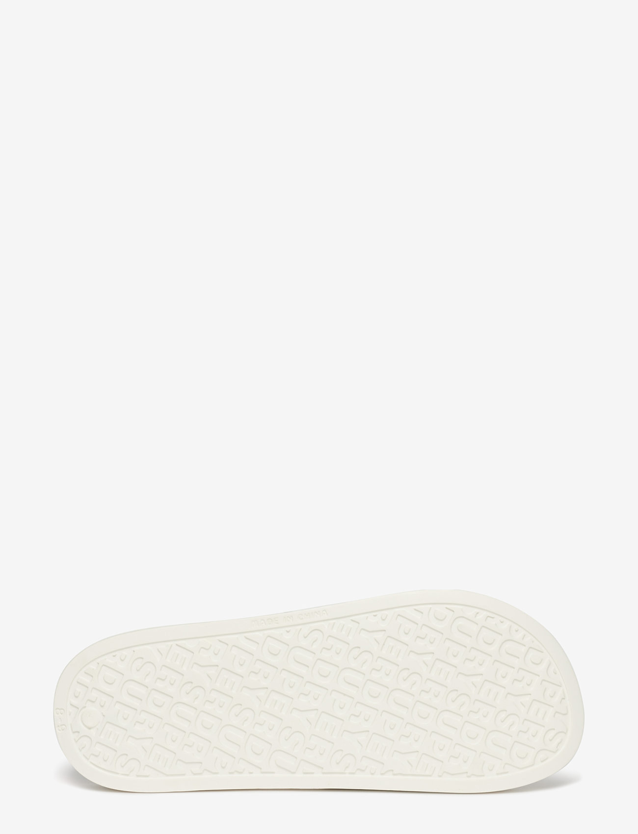 Superdry - LOGO POOL SLIDE - die niedrigsten preise - ecru/black - 2