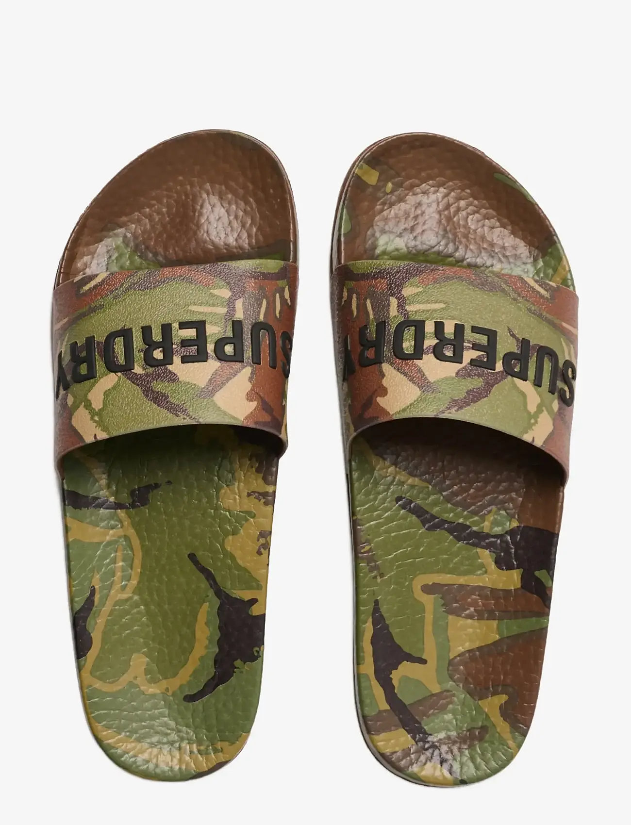 Superdry - CAMO PRINT POOL SLIDE - sandals & slippers - classic camo - 1