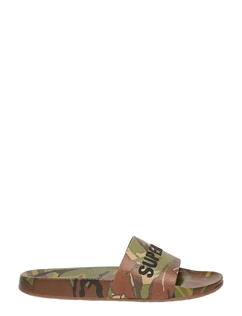 Superdry - CAMO PRINT POOL SLIDE - sandals & slippers - classic camo - 3
