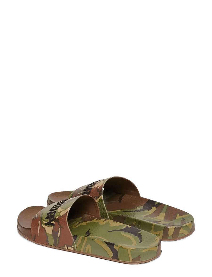 Superdry - CAMO PRINT POOL SLIDE - sandaalid ja sussid - classic camo - 5