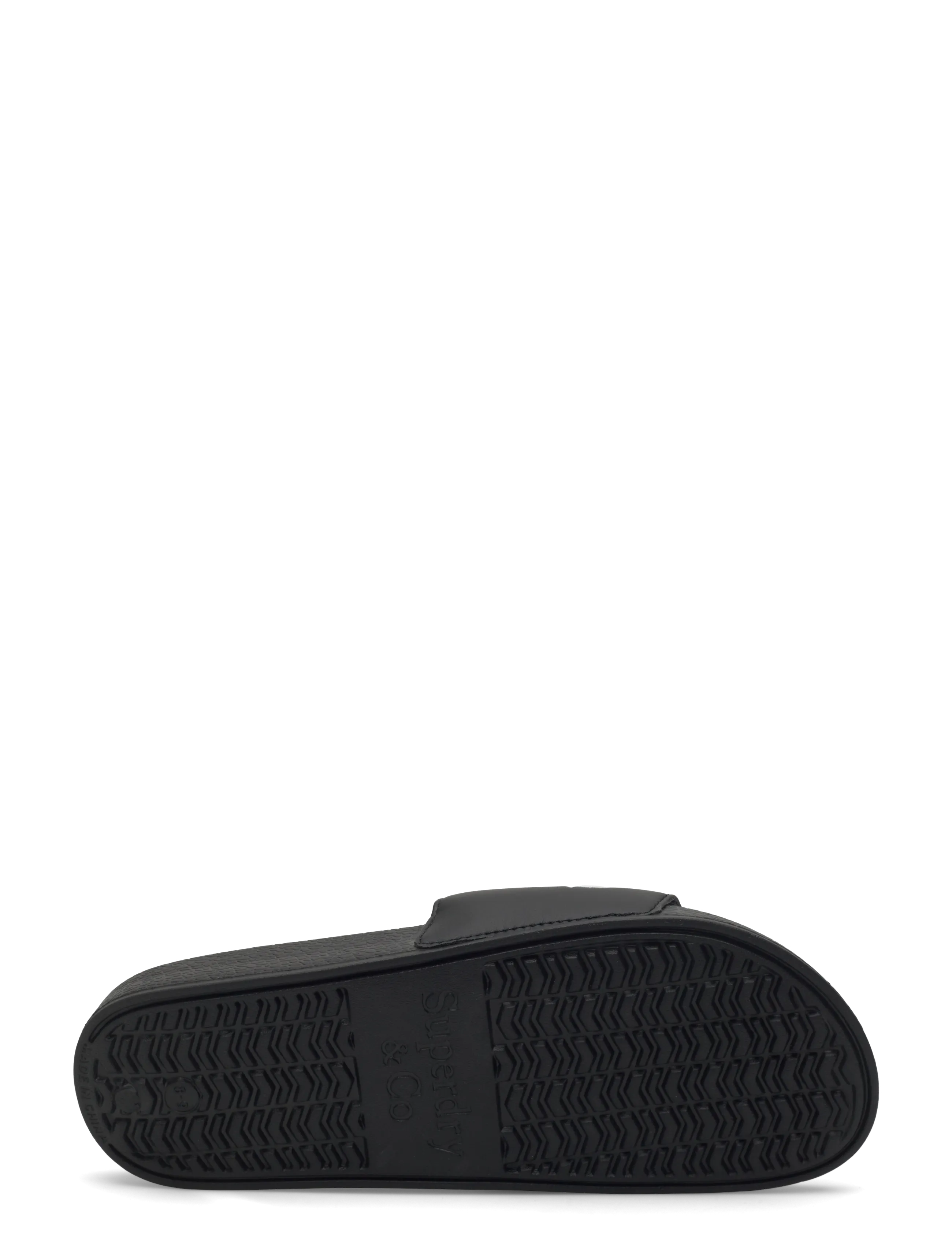 Superdry - SUPERDRY POOL SLIDE - badeschuhe - black/optic - 5