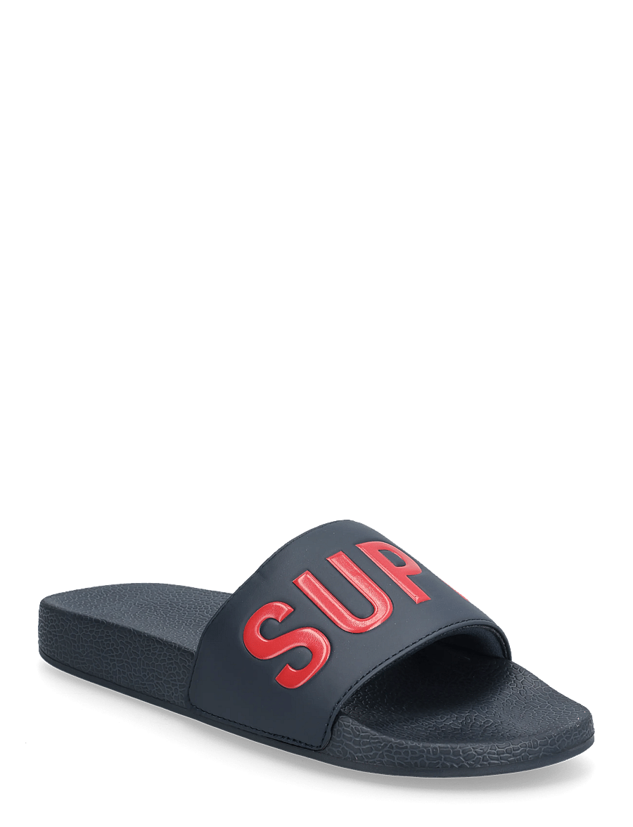 Superdry - SUPERDRY POOL SLIDE - pool sliders - nautical navy - 1