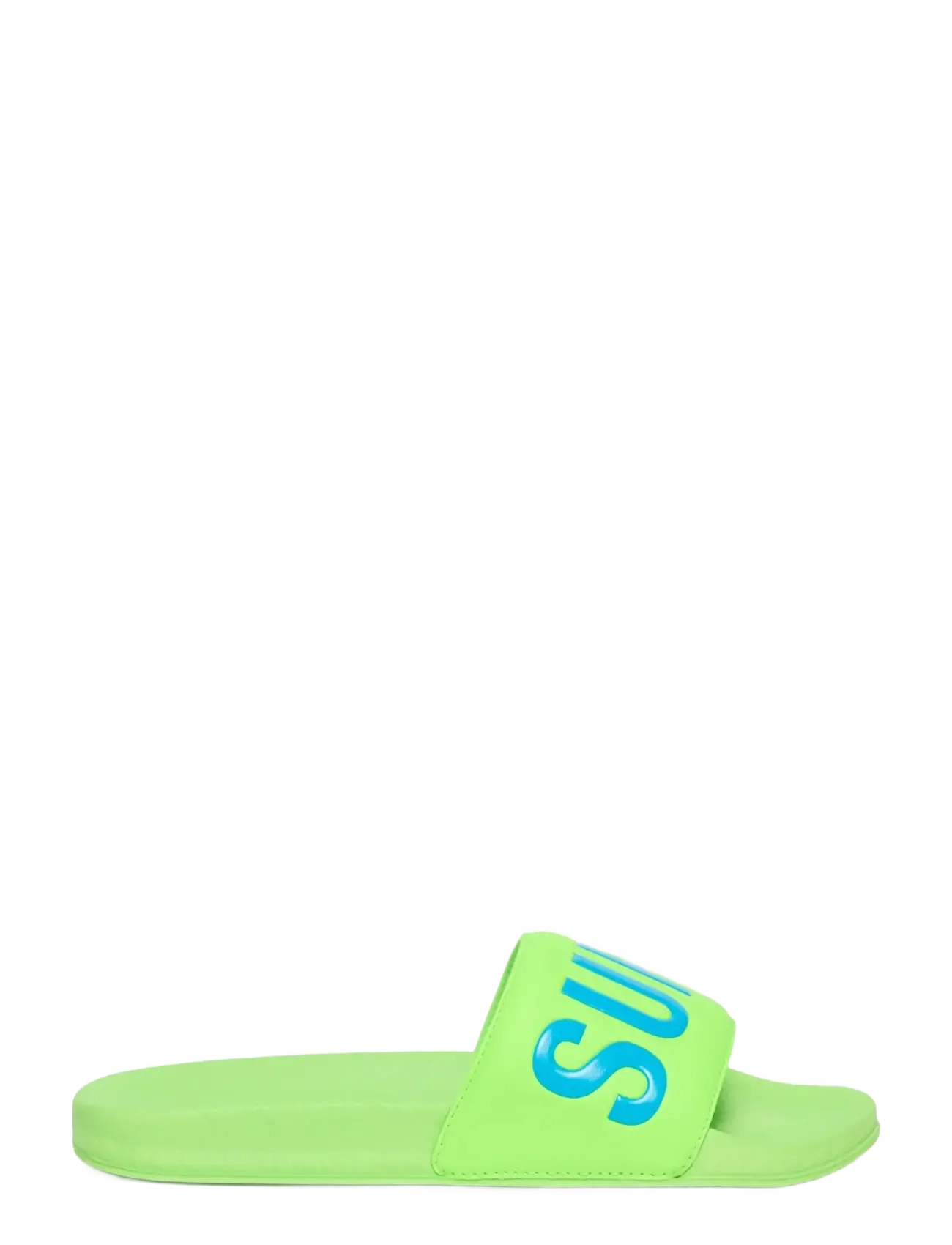 Superdry SUPERDRY POOL SLIDE - Jalanõud - NEON GREEN / green