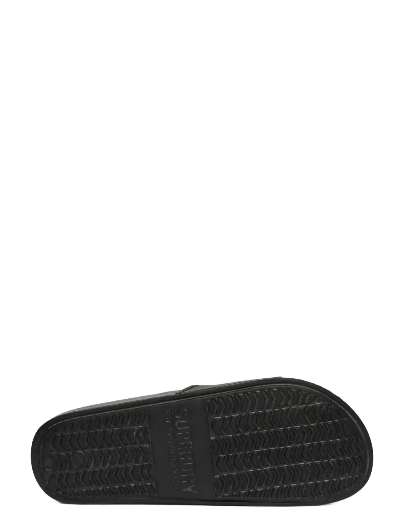 Superdry - PREMIUM GRAPHIC POOL SLIDE - sandaalid ja sussid - black/ecru - 1