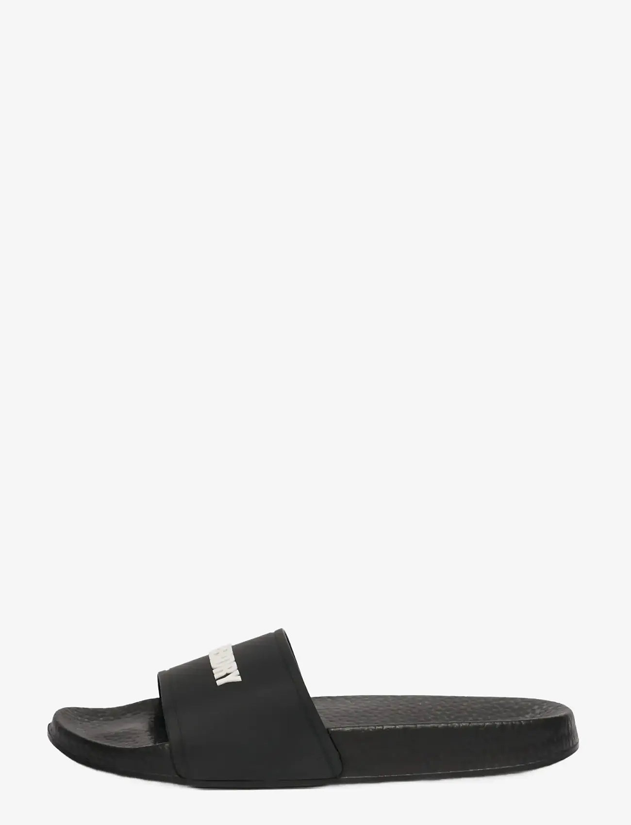 Superdry - PREMIUM GRAPHIC POOL SLIDE - sandały i klapki - black/ecru - 3