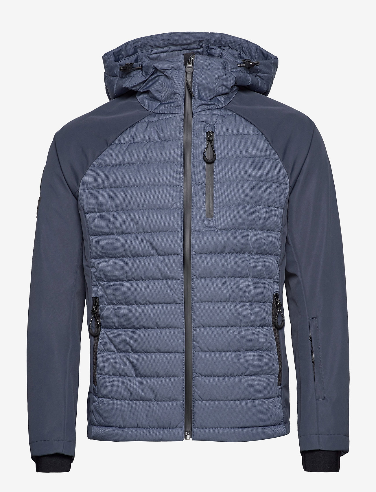 Superdry - KISO PADDED RACER JACKET - vortex navy mix - 0