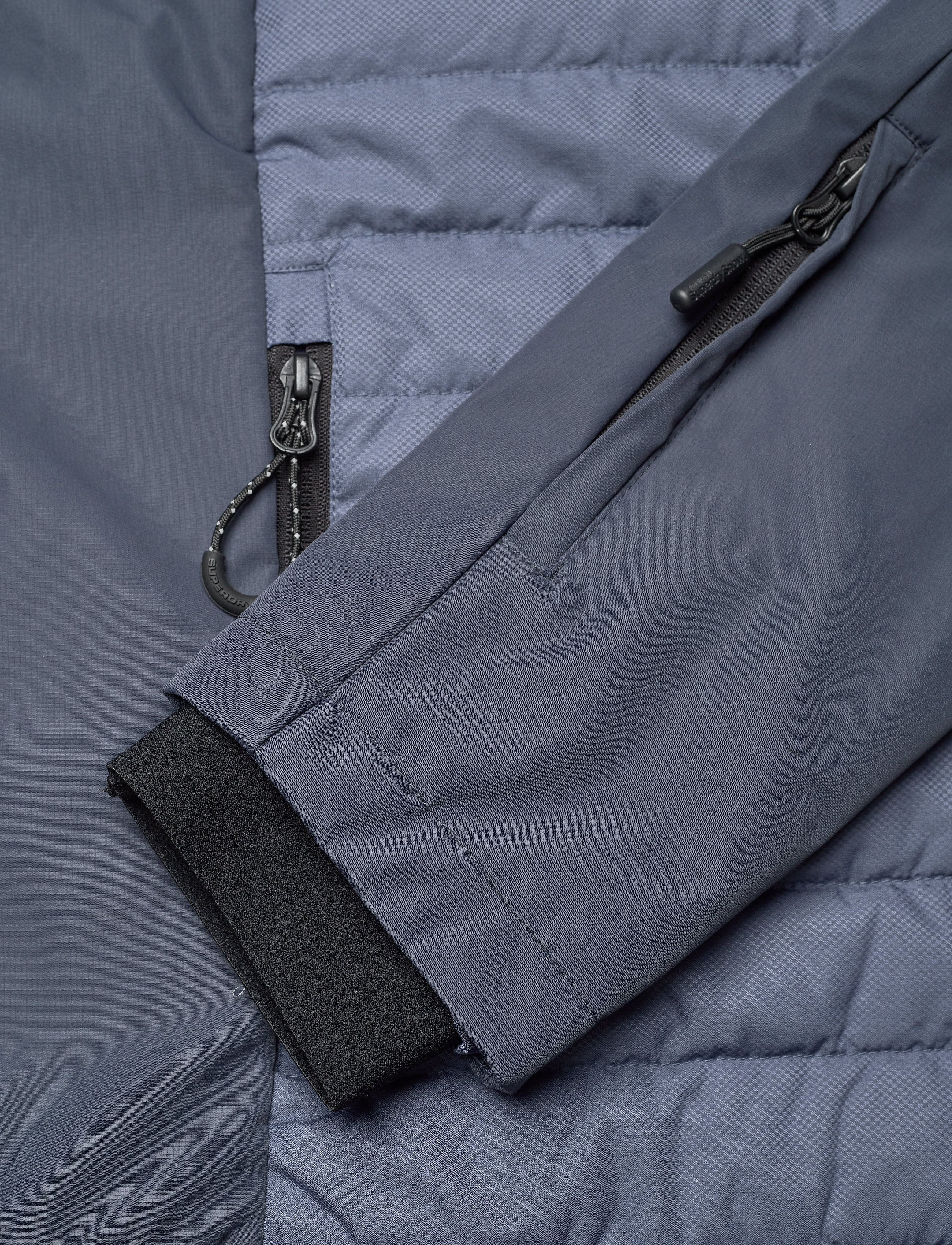 Superdry - KISO PADDED RACER JACKET - vortex navy mix - 3