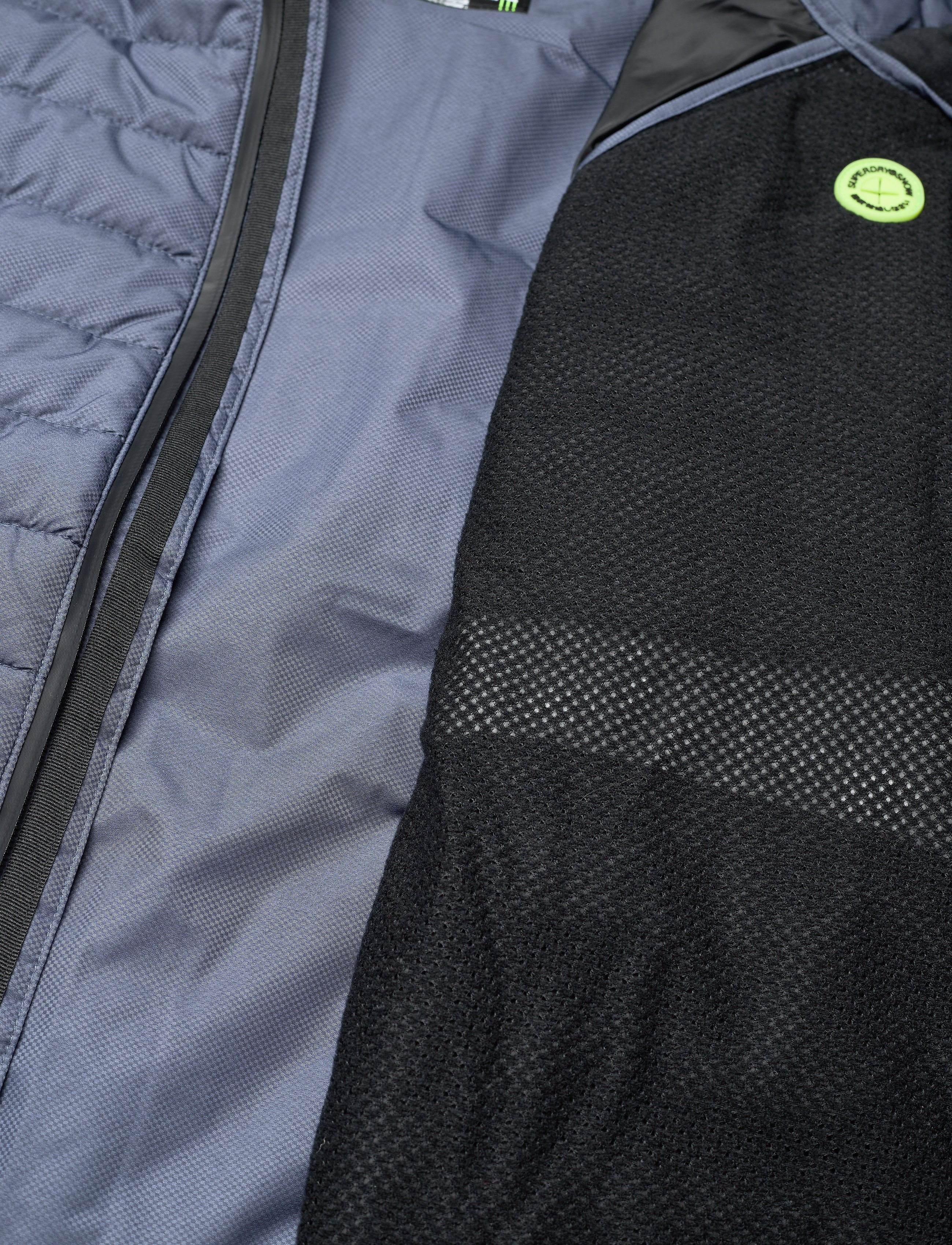 Superdry - KISO PADDED RACER JACKET - vortex navy mix - 4