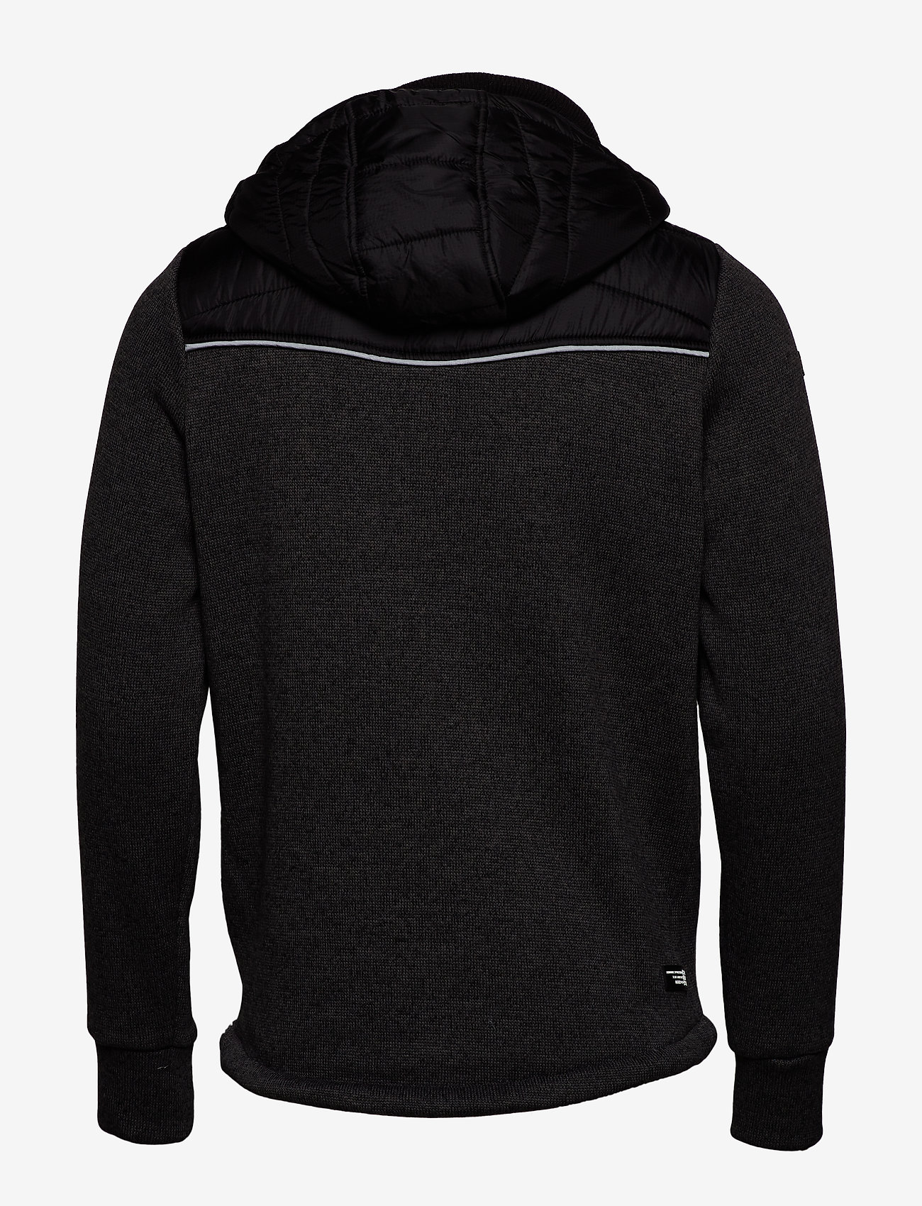 Superdry - STORM DIAGONAL QUILT HYBRID - charcoal heather/black - 2