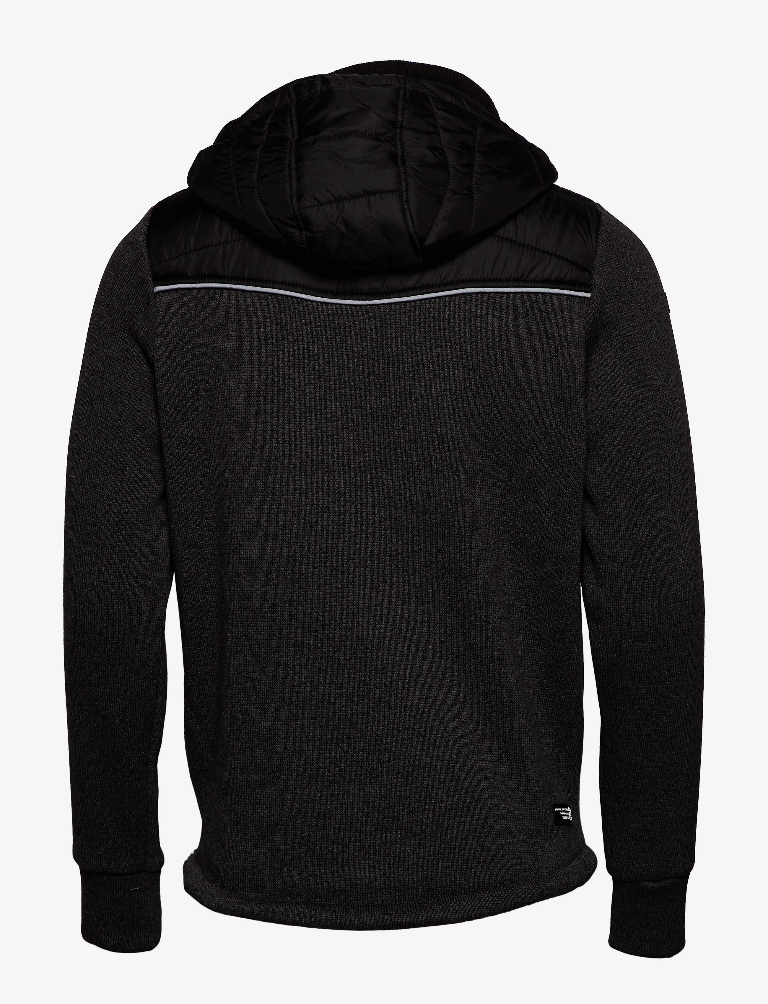 Superdry - STORM DIAGONAL QUILT HYBRID - charcoal heather/black - 2