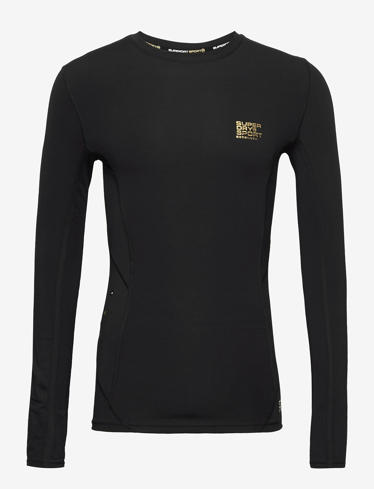 Superdry - PERFORMNCE COMPRESSION L/S TOP - black - 0