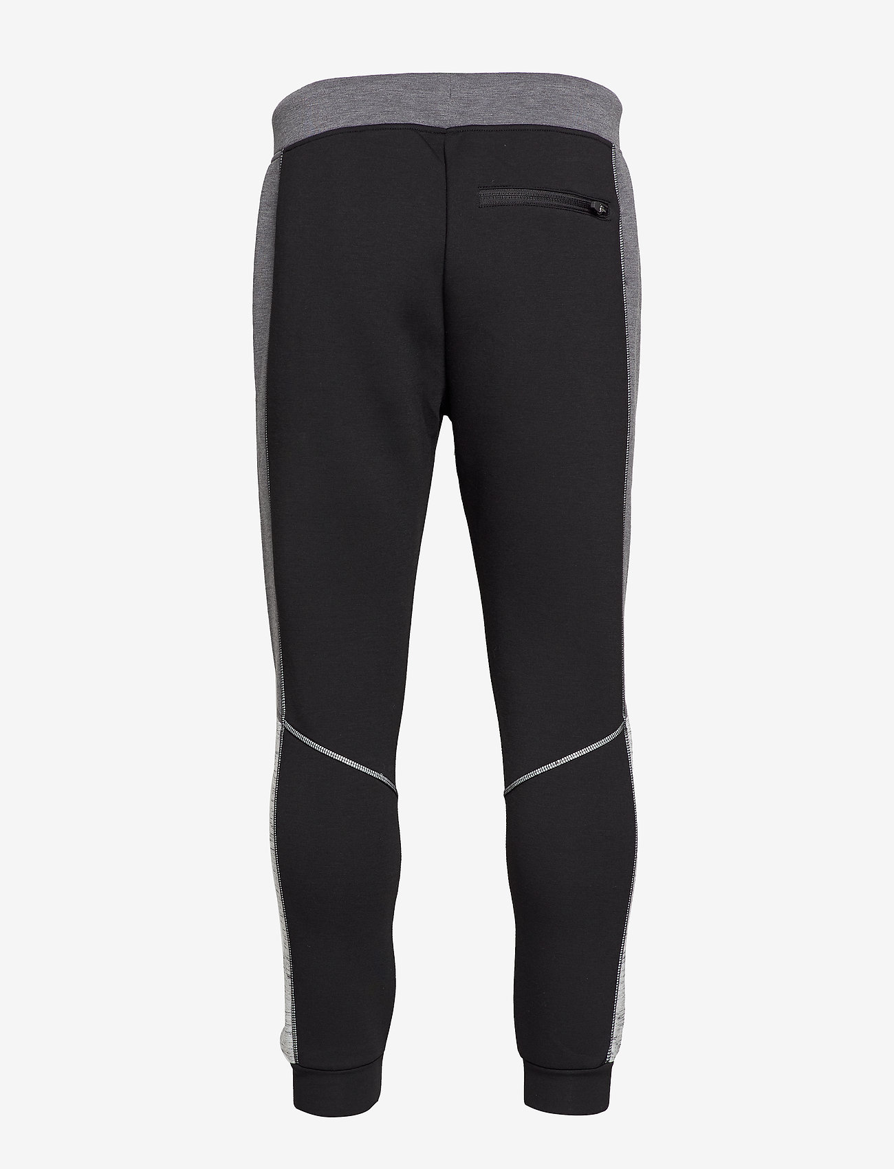 Superdry - GYMTECH COLOURBLOCK JOGGER - black/asphalt marl - 1