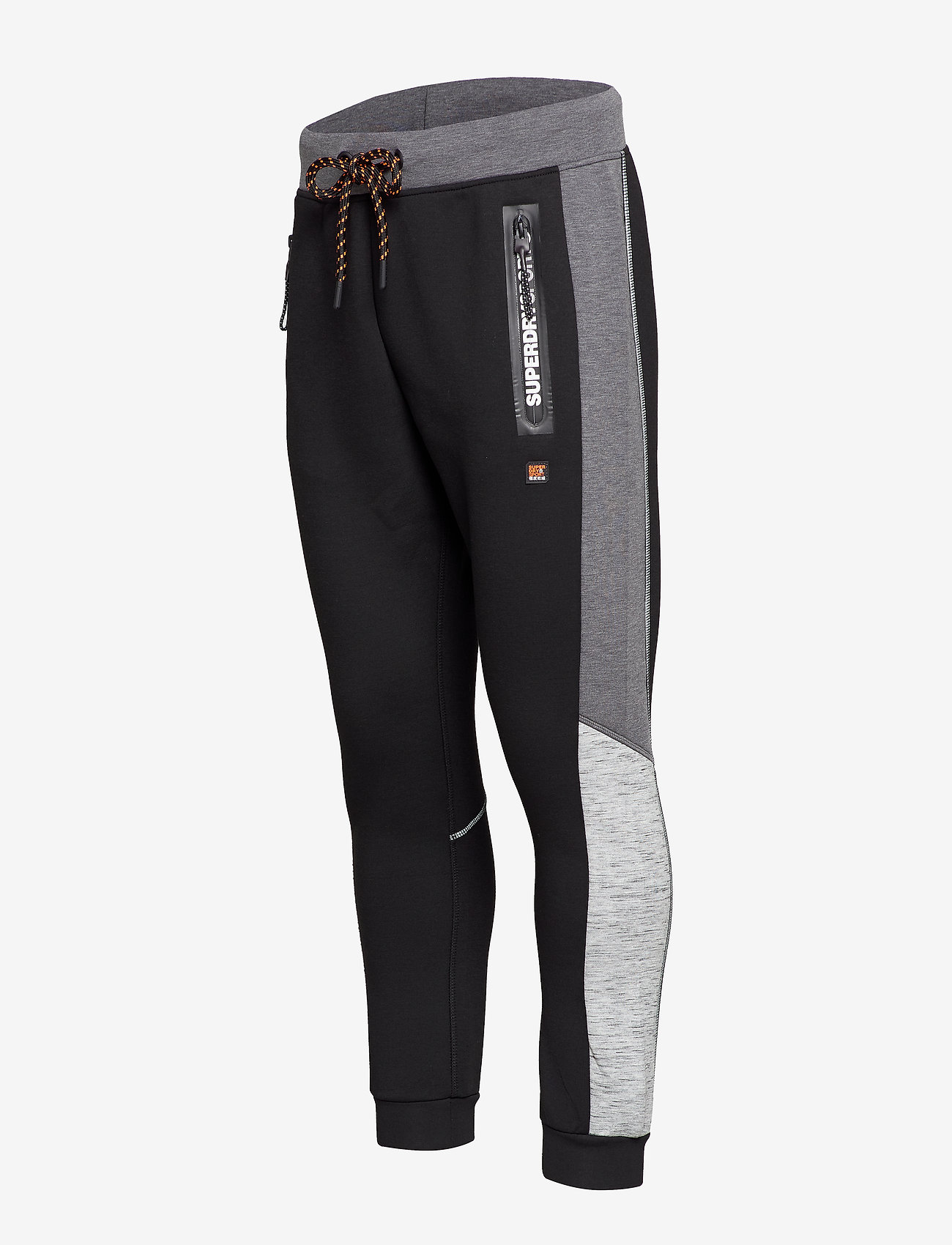 Superdry - GYMTECH COLOURBLOCK JOGGER - black/asphalt marl - 2
