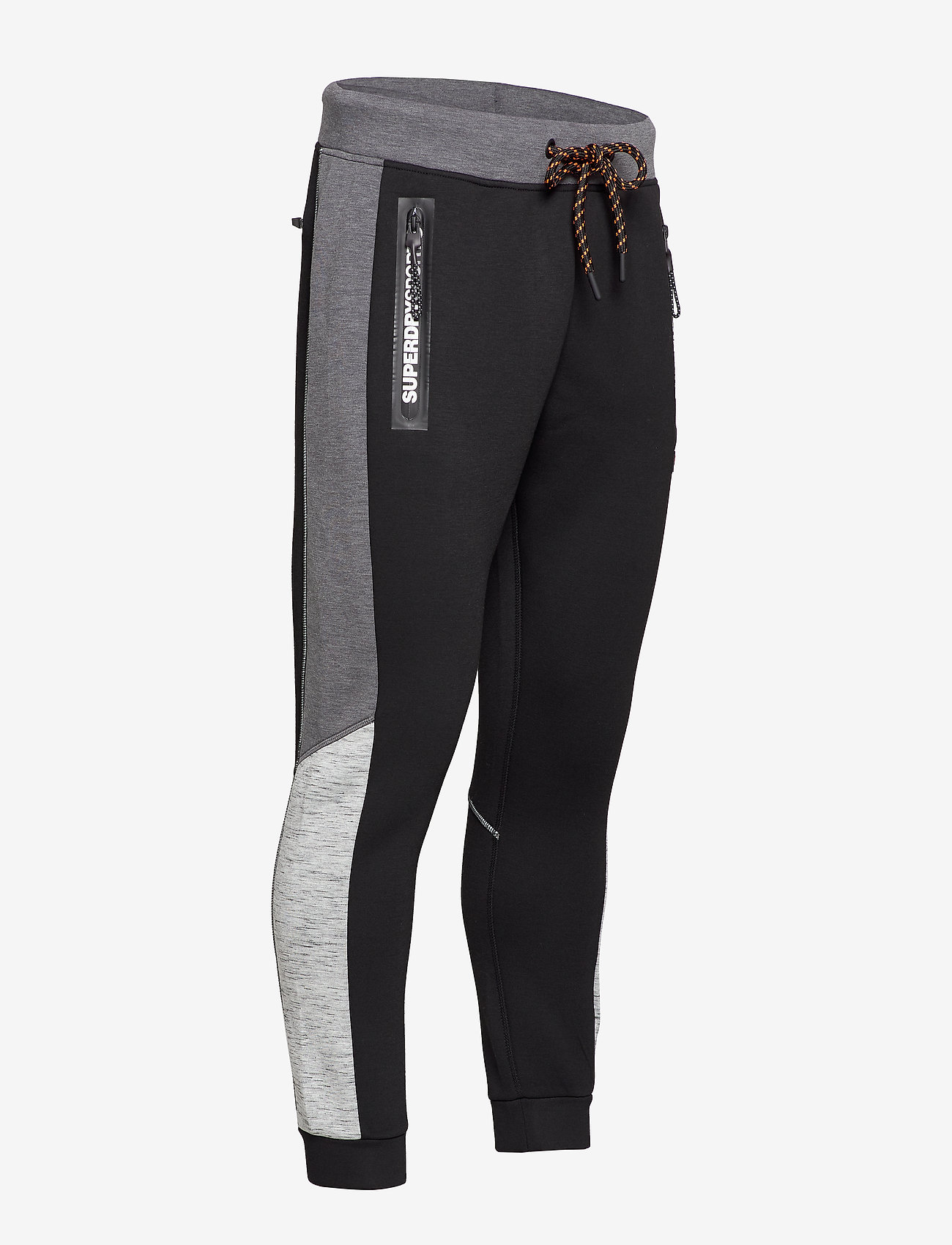 Superdry - GYMTECH COLOURBLOCK JOGGER - black/asphalt marl - 3