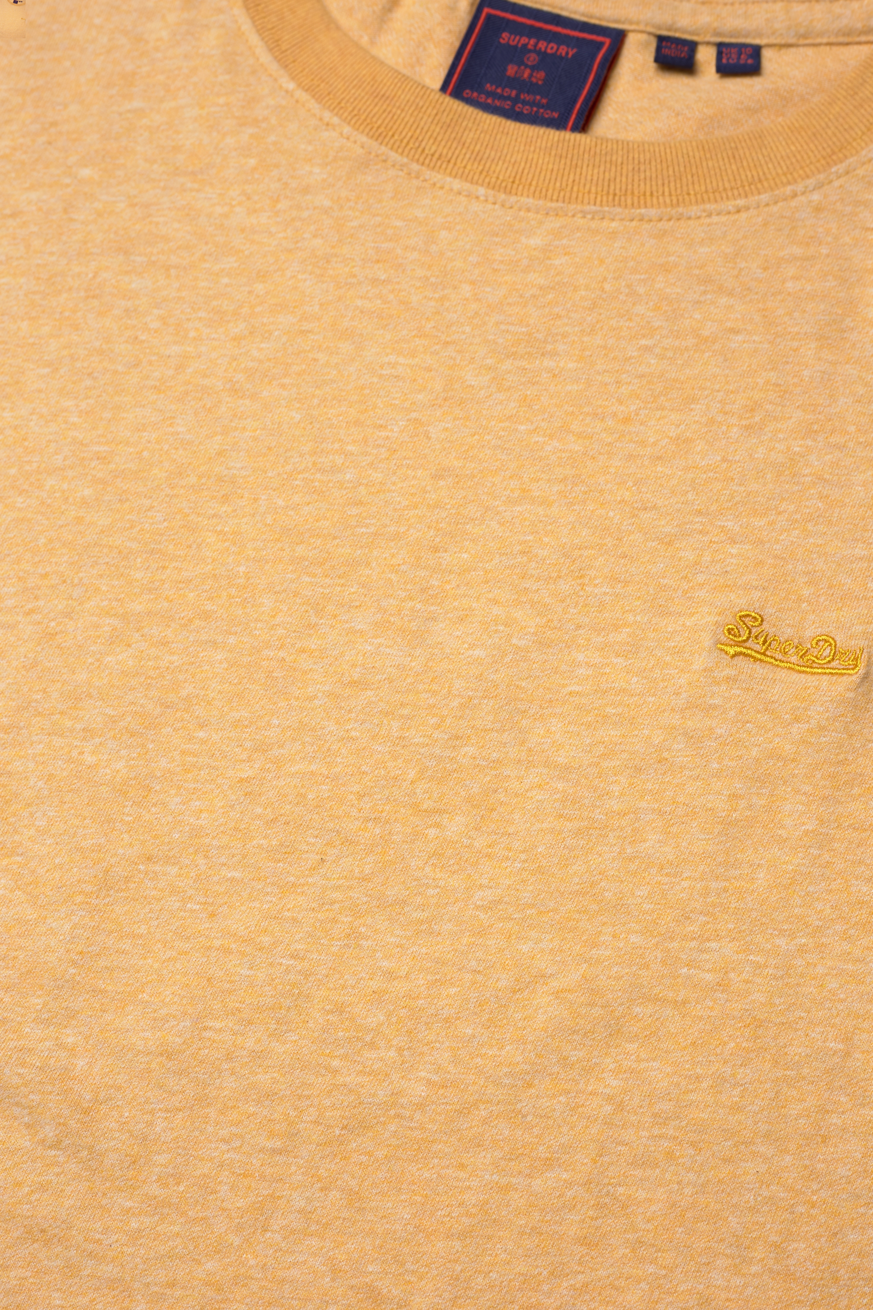 Superdry - VINTAGE LOGO EMB RINGER TEE - ochre marl/optic twist - 5