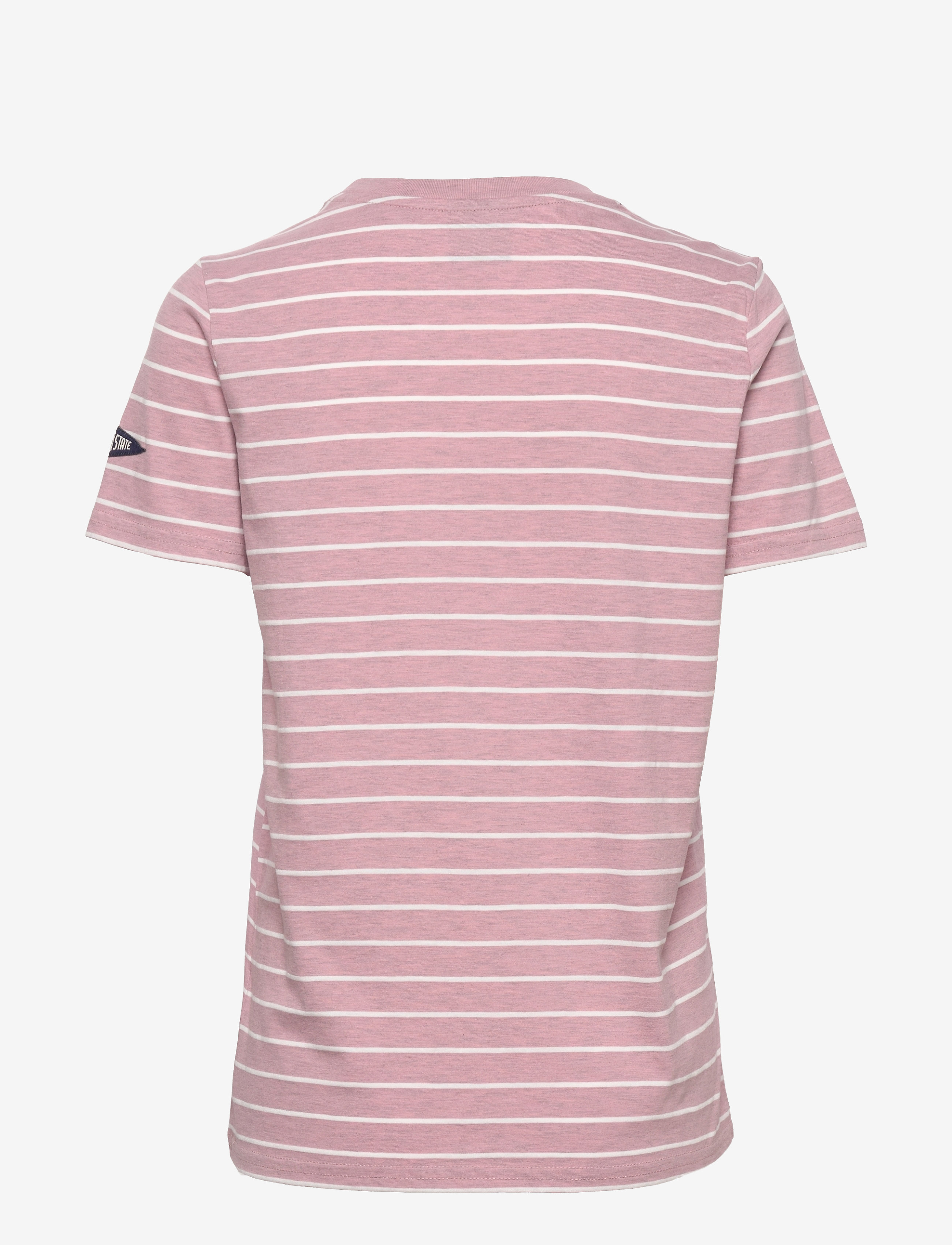 Superdry - VL SOURCE STRIPE TEE - softer pink marl - 1