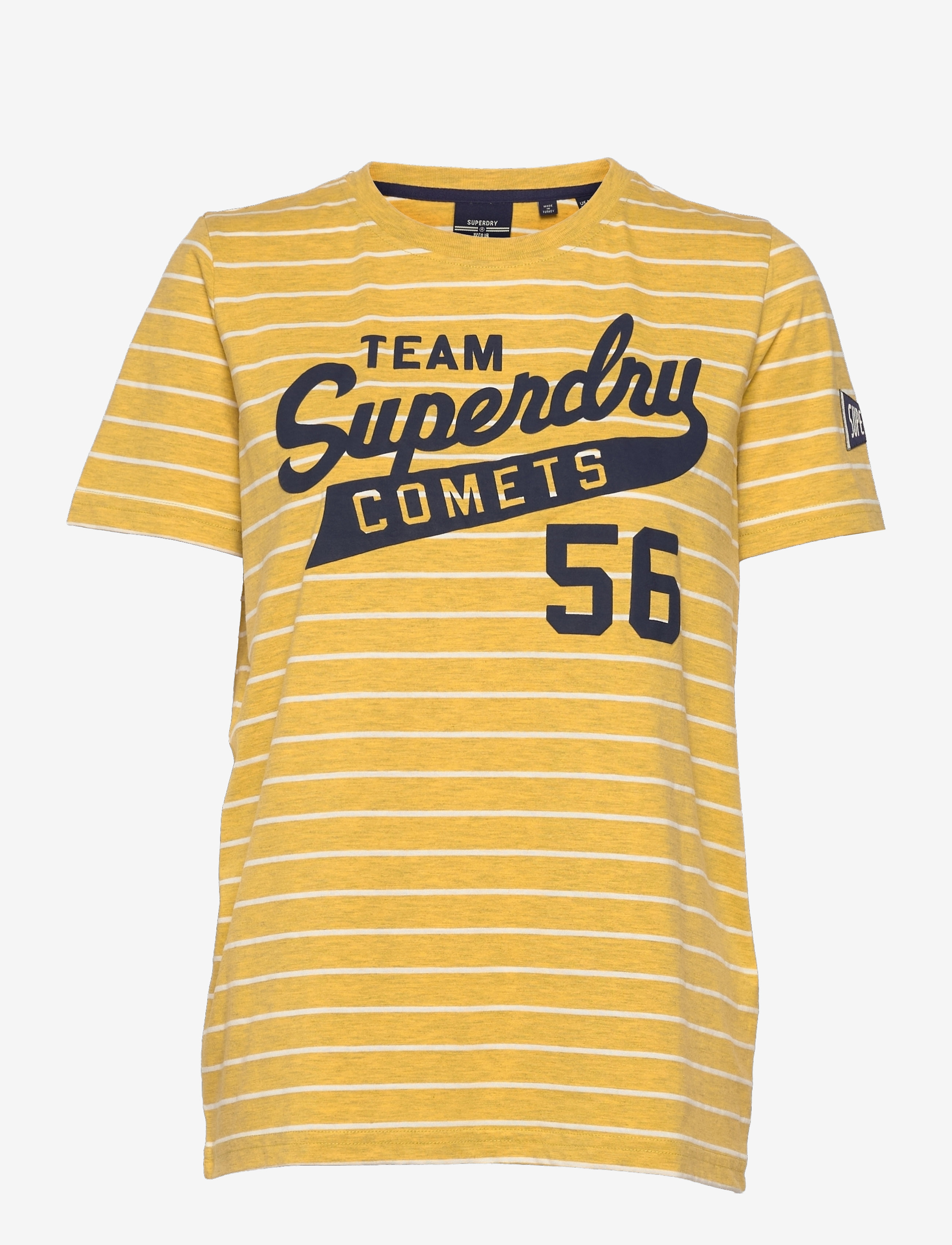 Superdry - Script Style Col Stripe Tee - pigment yellow marl - 0