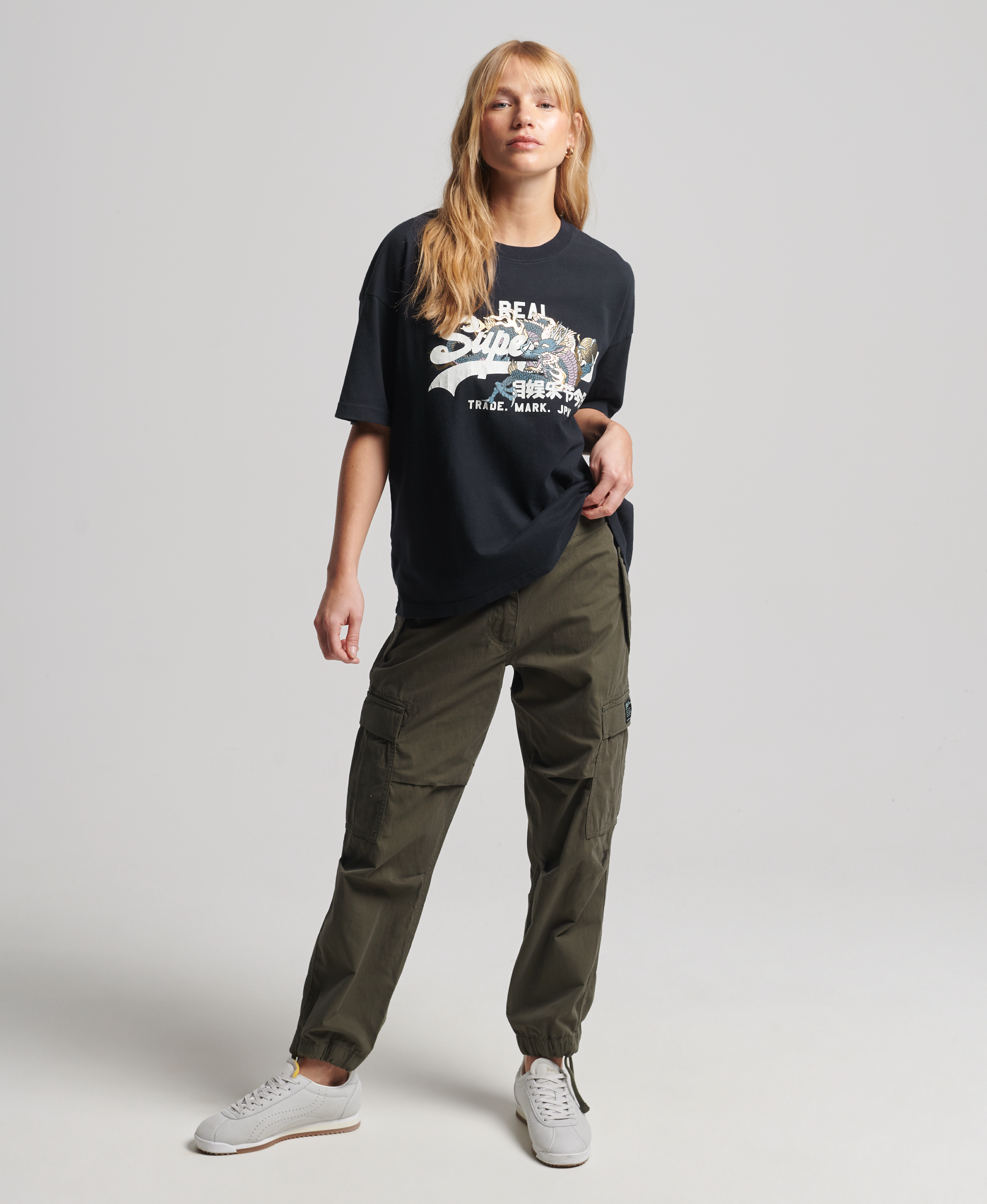 Superdry - VINTAGE VL NARRATIVE TEE - eclipse navy - 3