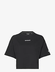 Superdry - CODE MICRO LOGO TEE - t-shirts - black - 0