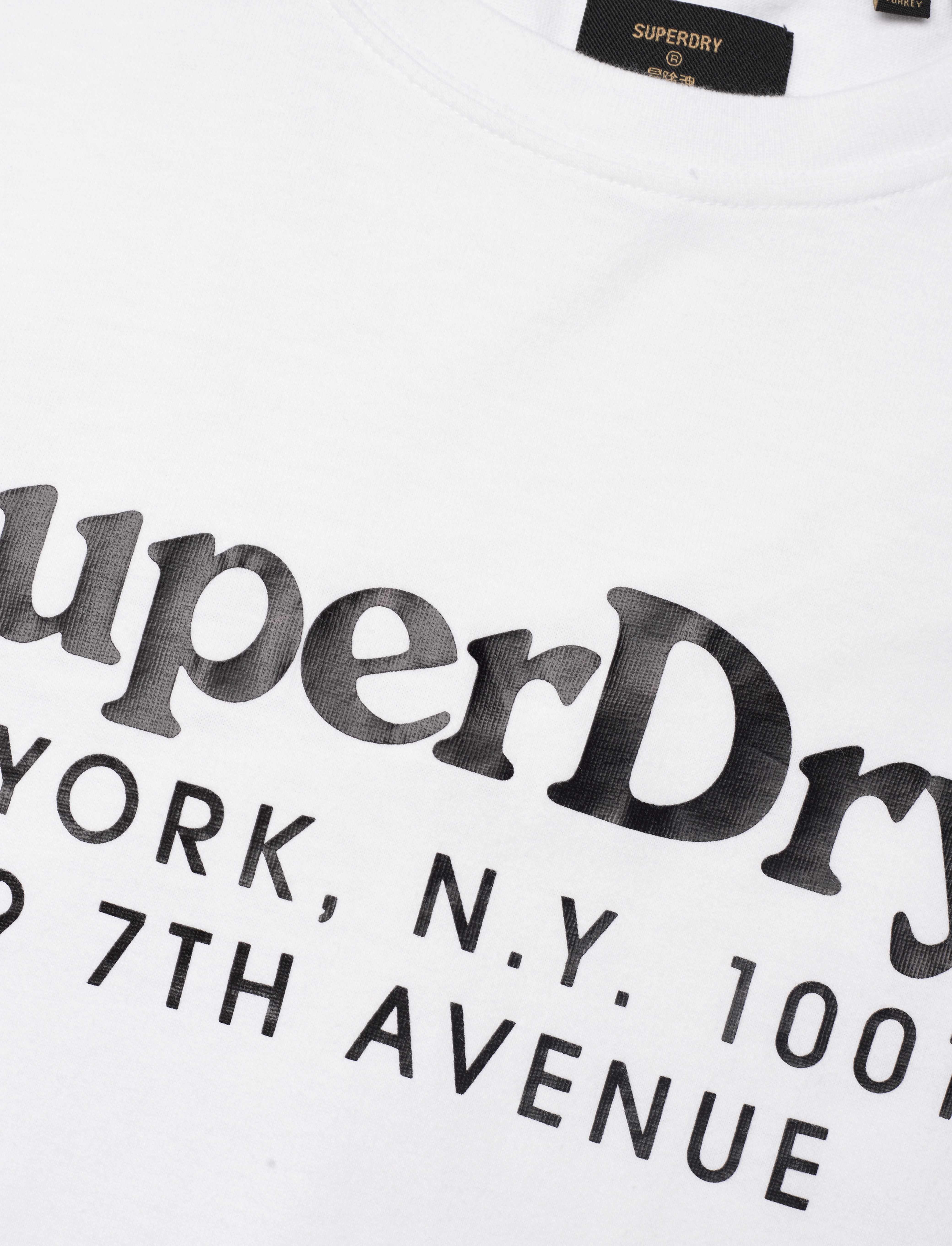 Superdry - VINTAGE VENUE INTEREST TEE - optic - 2