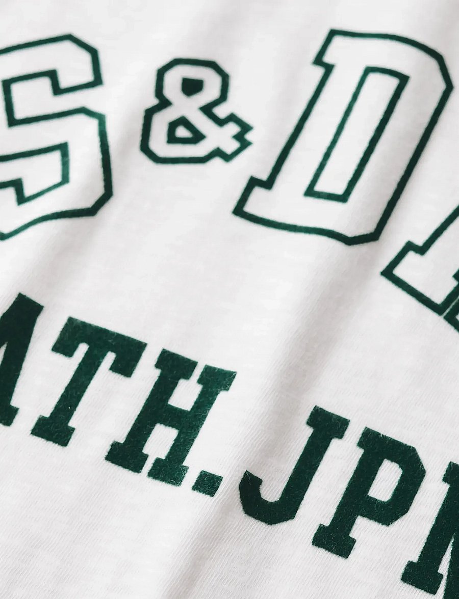 Superdry - ATHLETIC GRAPHIC FITTED TSHIRT - t-shirts - off white slub - 5
