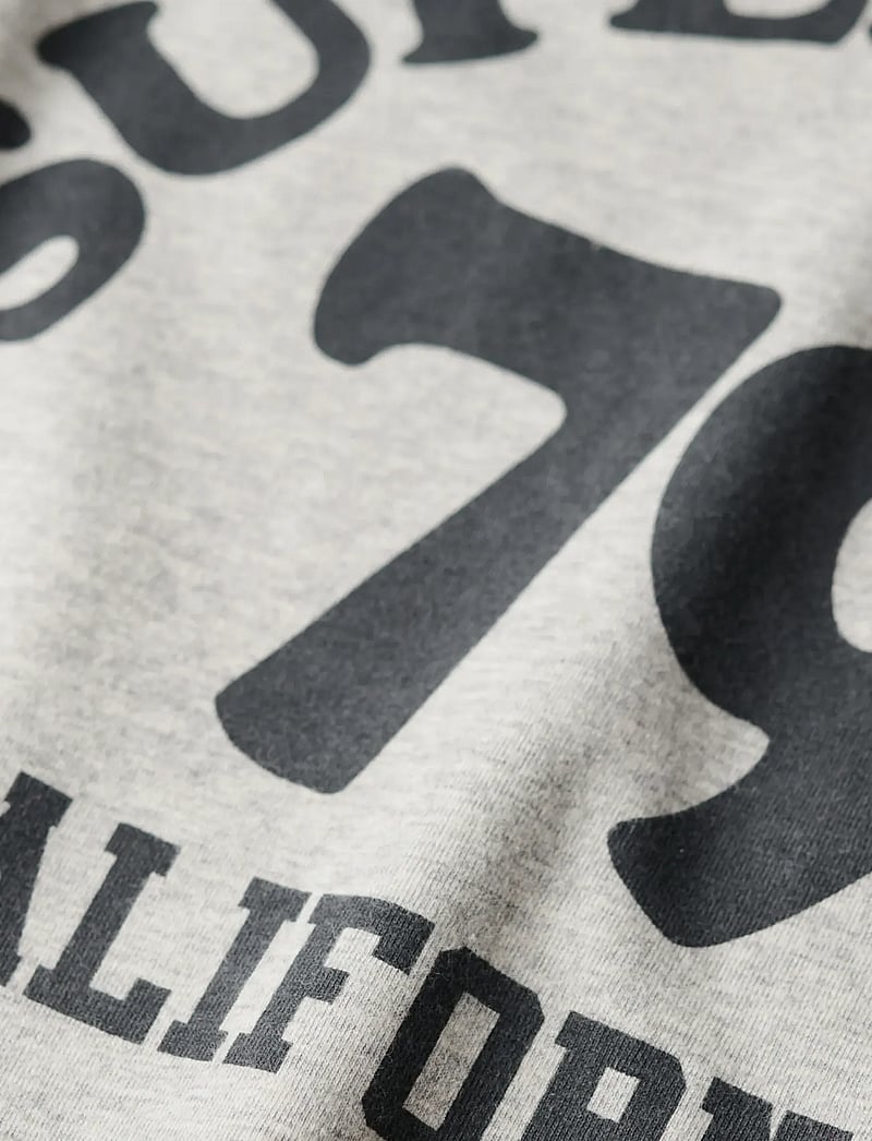 Superdry - ATHLETIC RAGLAN GRAPHIC TEE - t-shirts - grey marl - 5