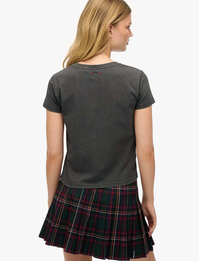 Superdry - ATH GRAPHIC FITTED TEE - t-shirts - charcoal - 5