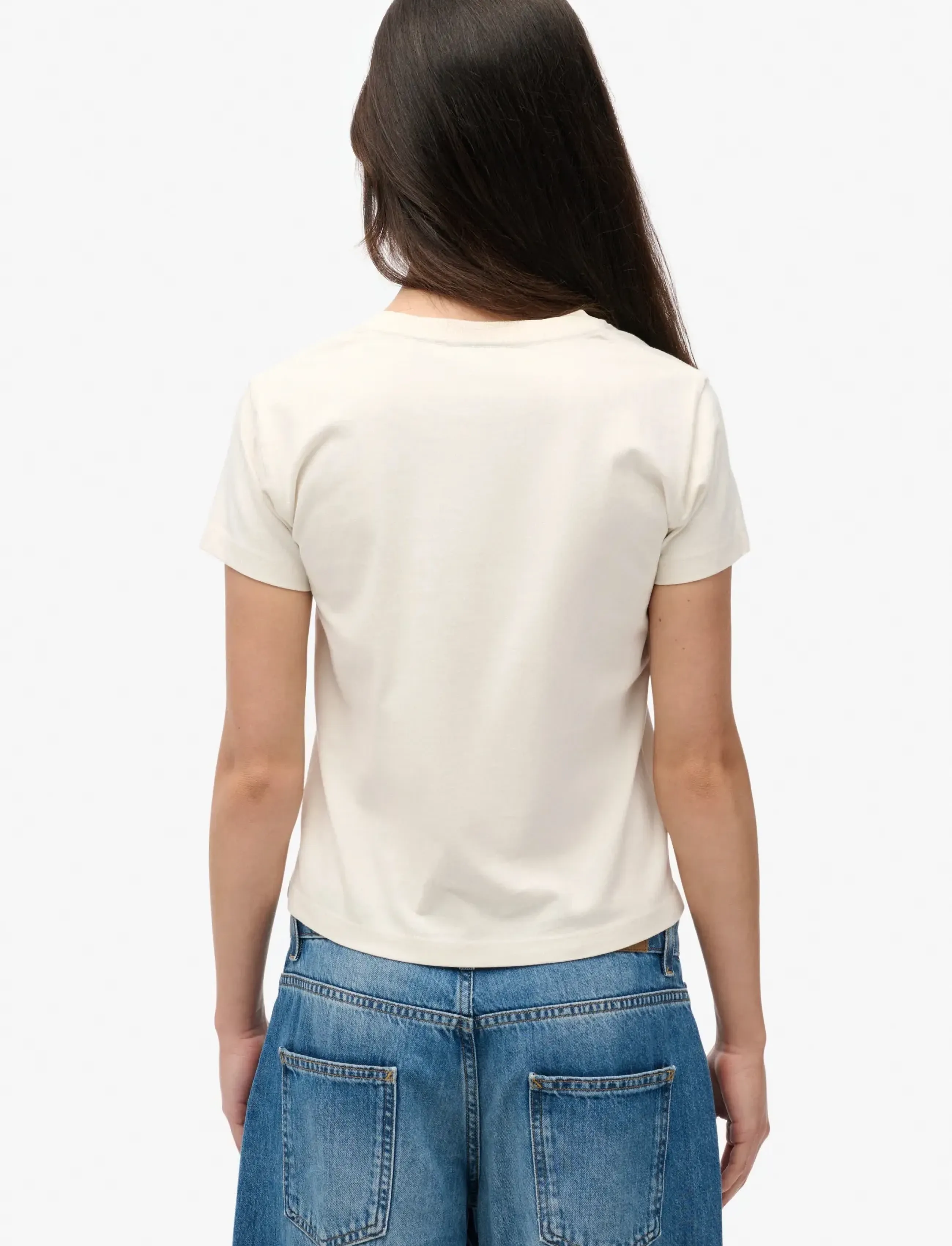 Superdry - ATH GRAPHIC FITTED TEE - lägsta priserna - desert bone off white - 5