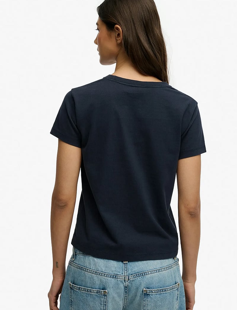Superdry - ATH GRAPHIC FITTED TEE - t-shirts - eclipse navy - 5