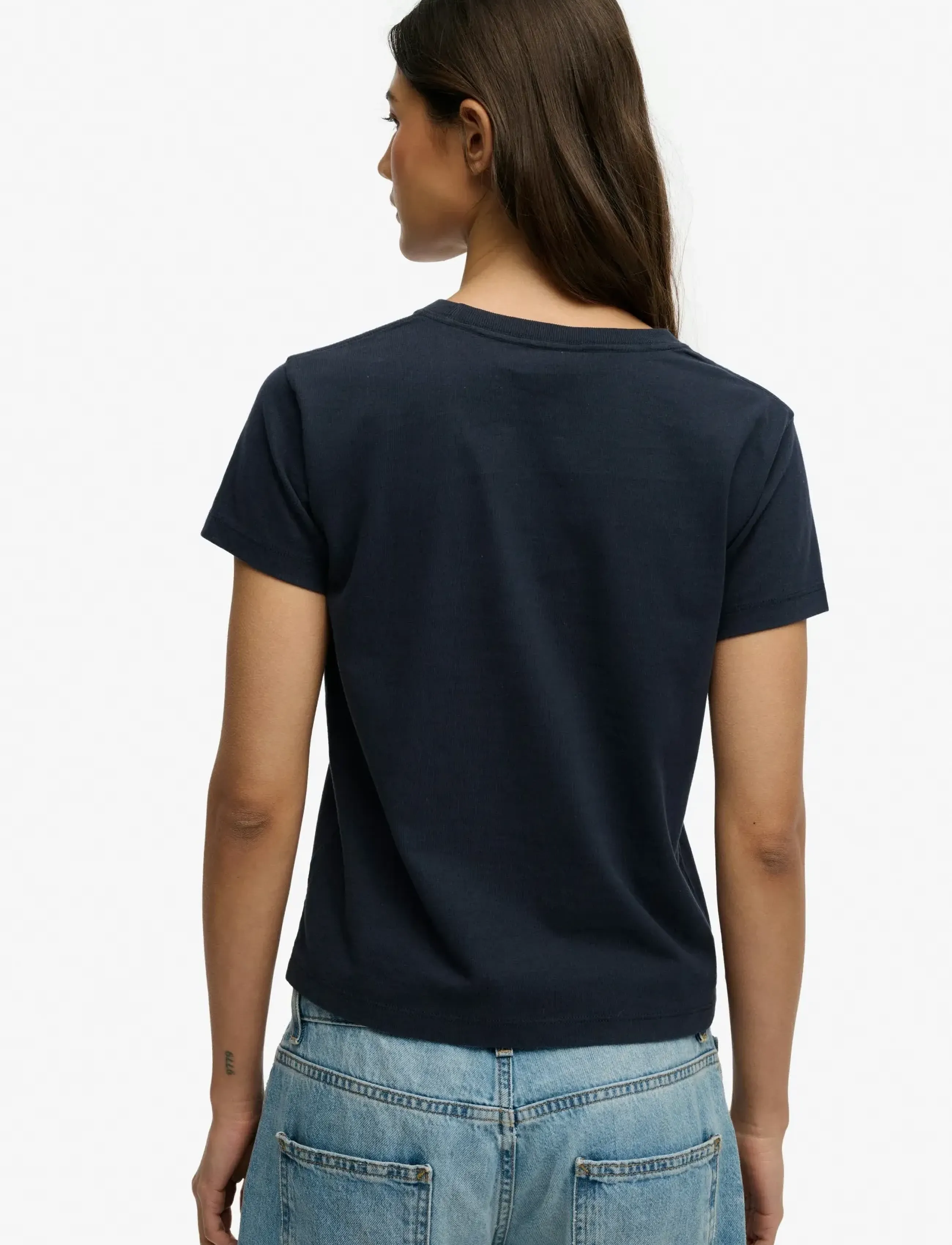 Superdry - ATH GRAPHIC FITTED TEE - t-shirts - eclipse navy - 5