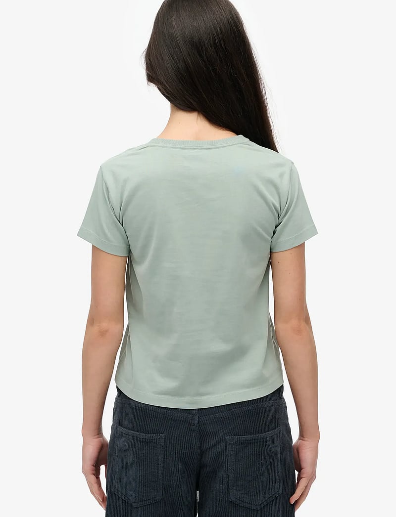 Superdry - ATH GRAPHIC FITTED TEE - t-shirts - light jade green - 5