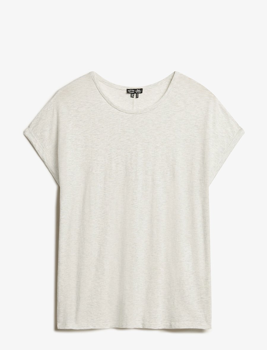 Superdry - STUDIOS LOOSE TEE - t-särgid - starlight grey marl - 1