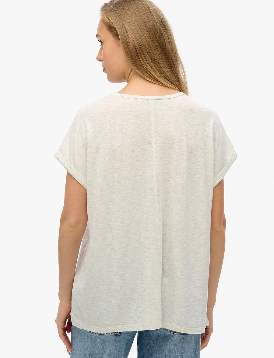 Superdry - STUDIOS LOOSE TEE - t-särgid - starlight grey marl - 4