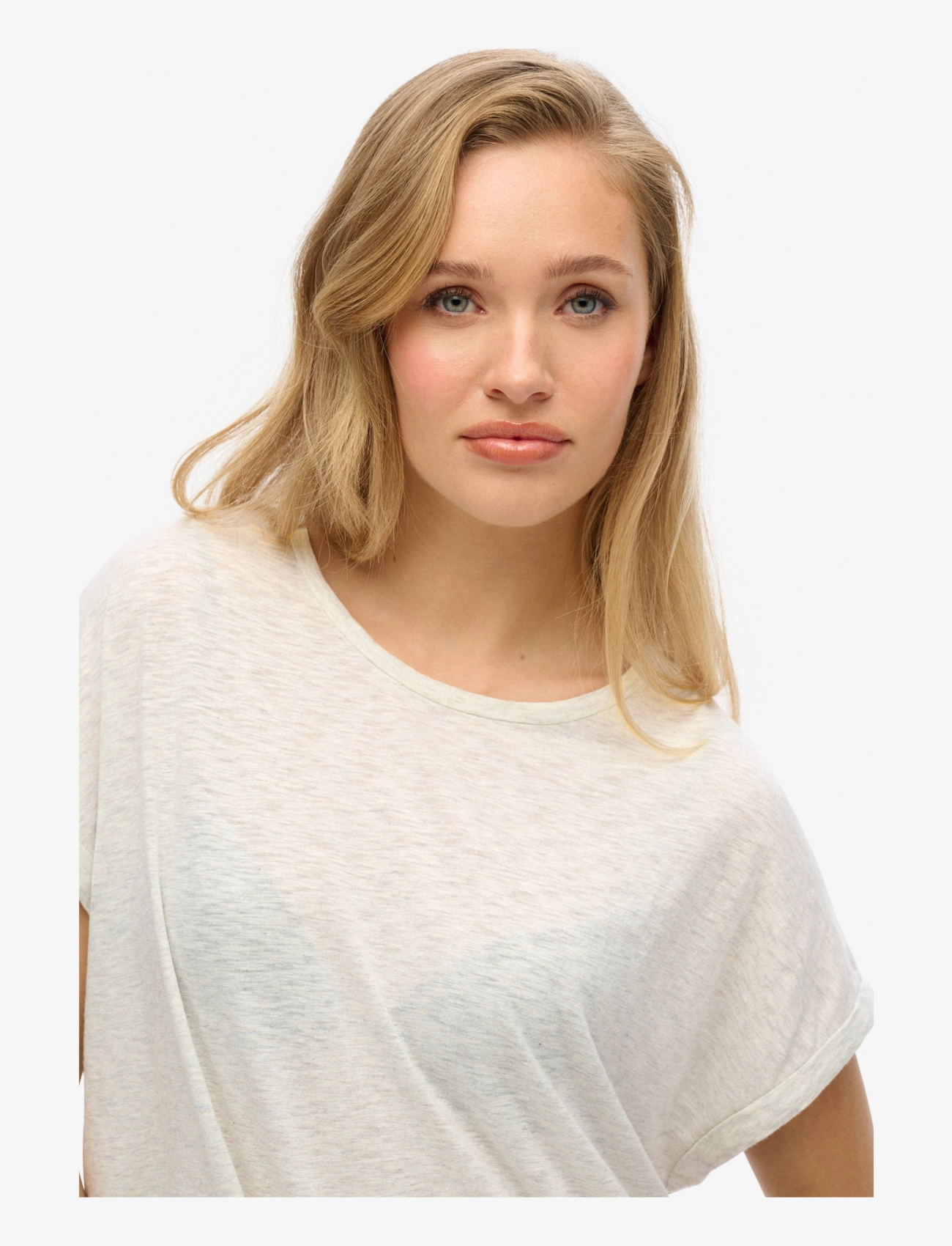 Superdry - STUDIOS LOOSE TEE - t-shirts - starlight grey marl - 2