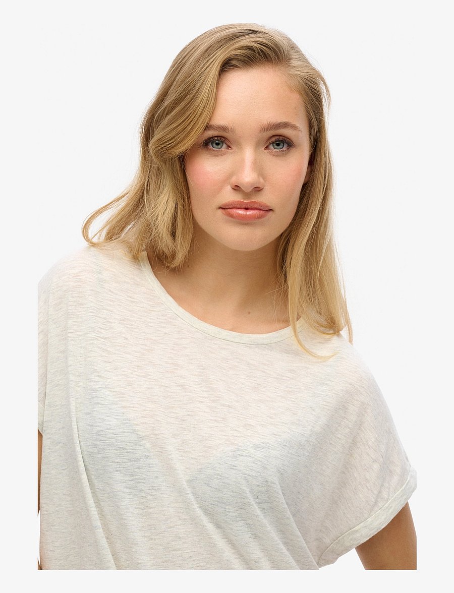 Superdry - STUDIOS LOOSE TEE - t-särgid - starlight grey marl - 2